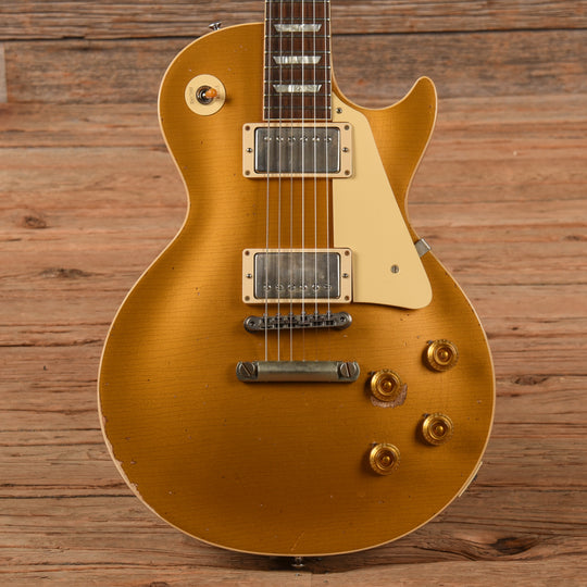 Gibson Custom '60th Anniversary '57 Les Paul Heavy Aged Goldtop 2017 Electric Guitars / Solid Body