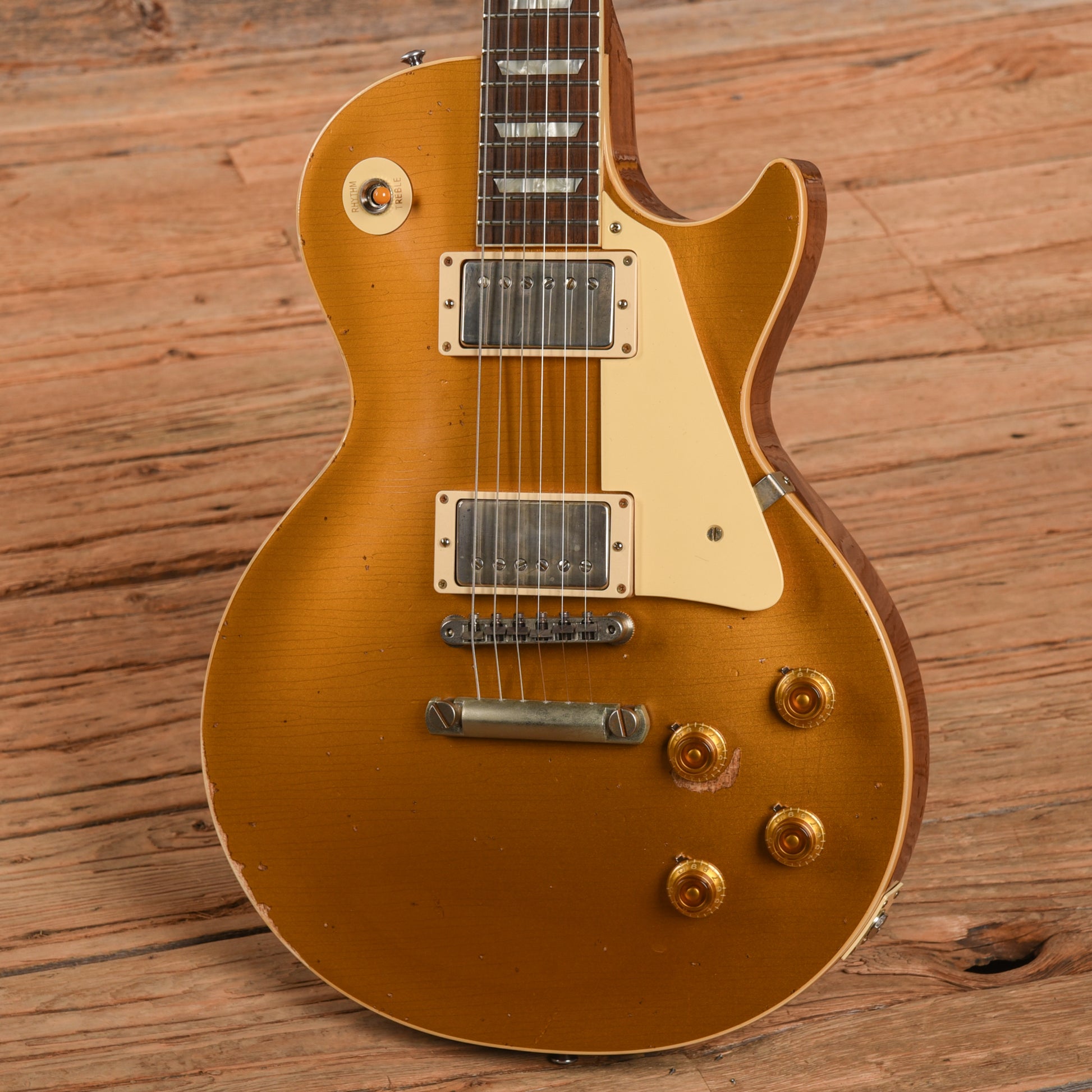 Gibson Custom '60th Anniversary '57 Les Paul Heavy Aged Goldtop 2017 Electric Guitars / Solid Body