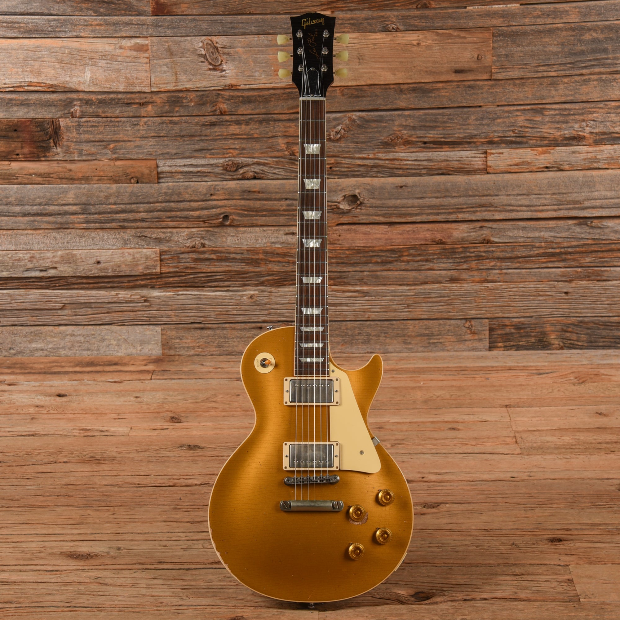 Gibson Custom '60th Anniversary '57 Les Paul Heavy Aged Goldtop 2017 Electric Guitars / Solid Body