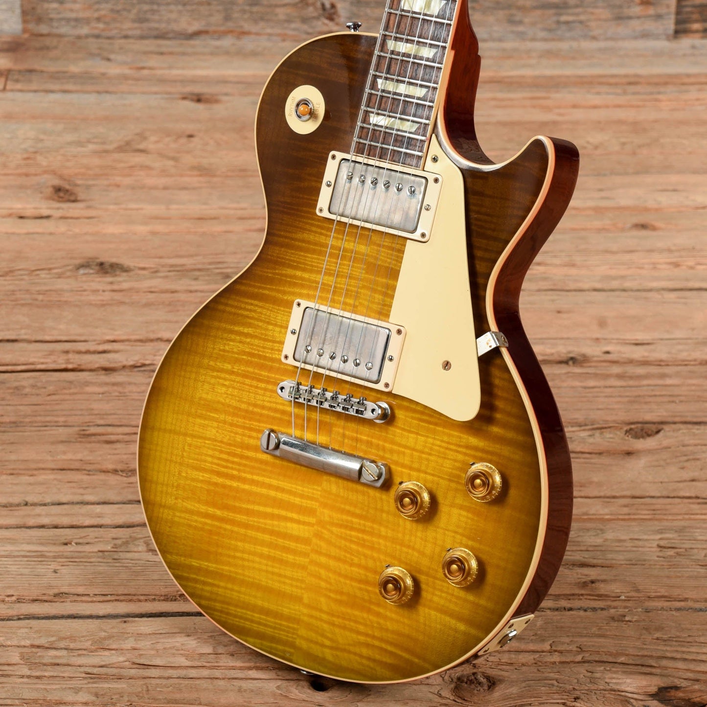 Gibson Custom 60th Anniversary '59 Les Paul Standard Green Lemon Fade 2019 Electric Guitars / Solid Body