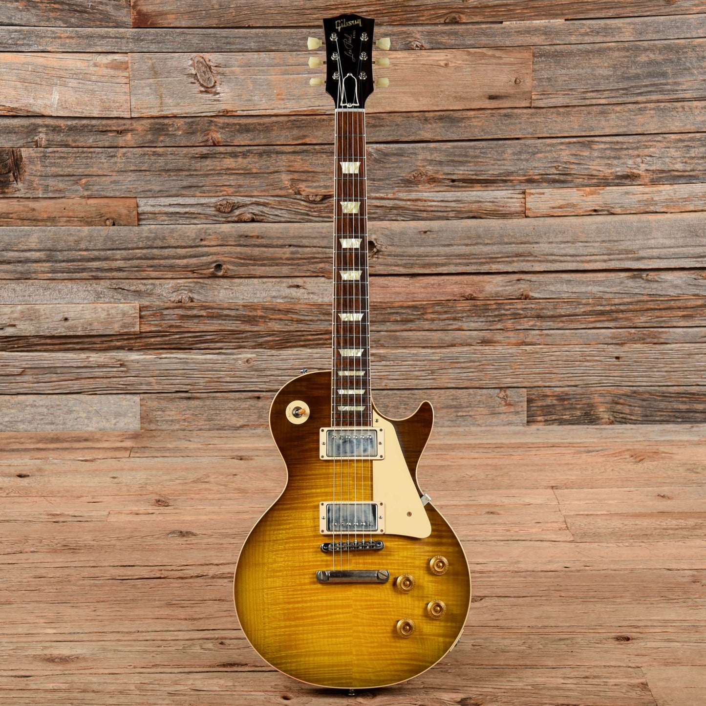 Gibson Custom 60th Anniversary '59 Les Paul Standard Green Lemon Fade 2019 Electric Guitars / Solid Body