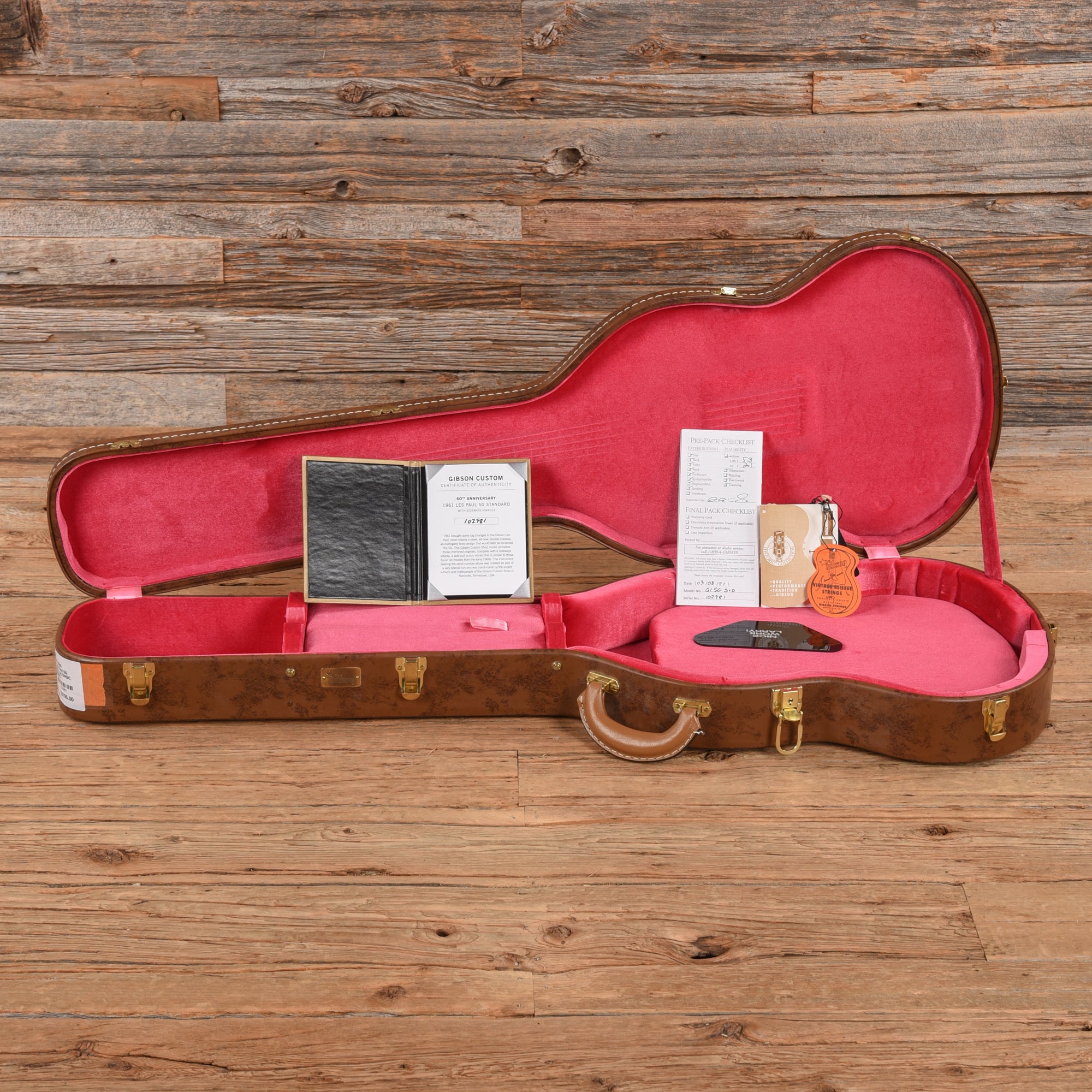 Gibson Custom 60th Anniversary '61 Les Paul SG Standard Cherry 2021 Electric Guitars / Solid Body