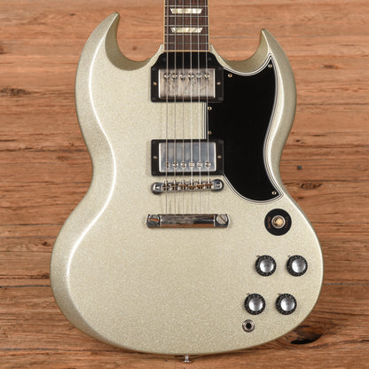 Gibson Custom '61 Les Paul (SG) Reissue "CME Spec" VOS Silver Sparkle Electric Guitars / Solid Body