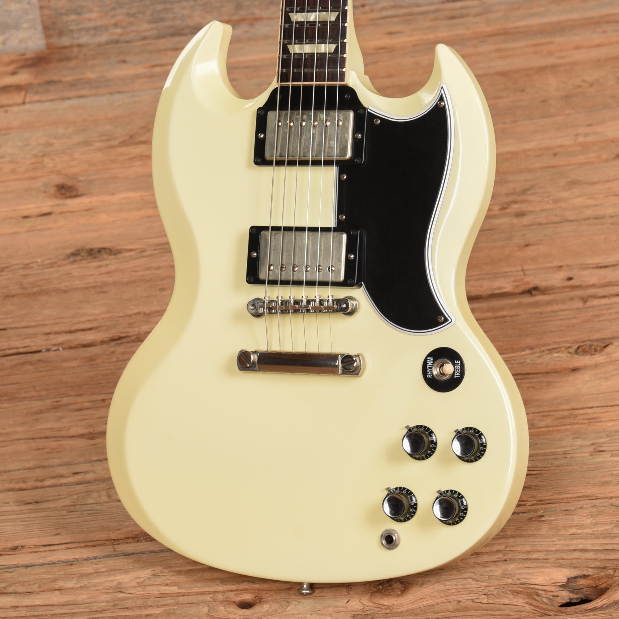 Gibson Custom 61 Les Paul SG Standard Reissue Alpine White 2010 Electric Guitars / Solid Body