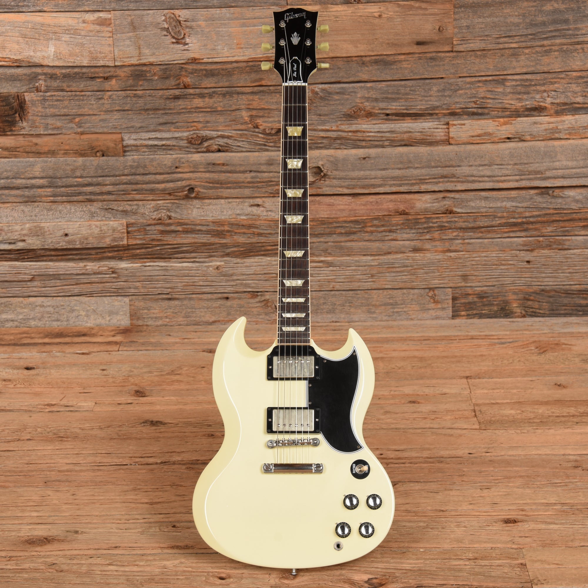 Gibson Custom 61 Les Paul SG Standard Reissue Alpine White 2010 Electric Guitars / Solid Body