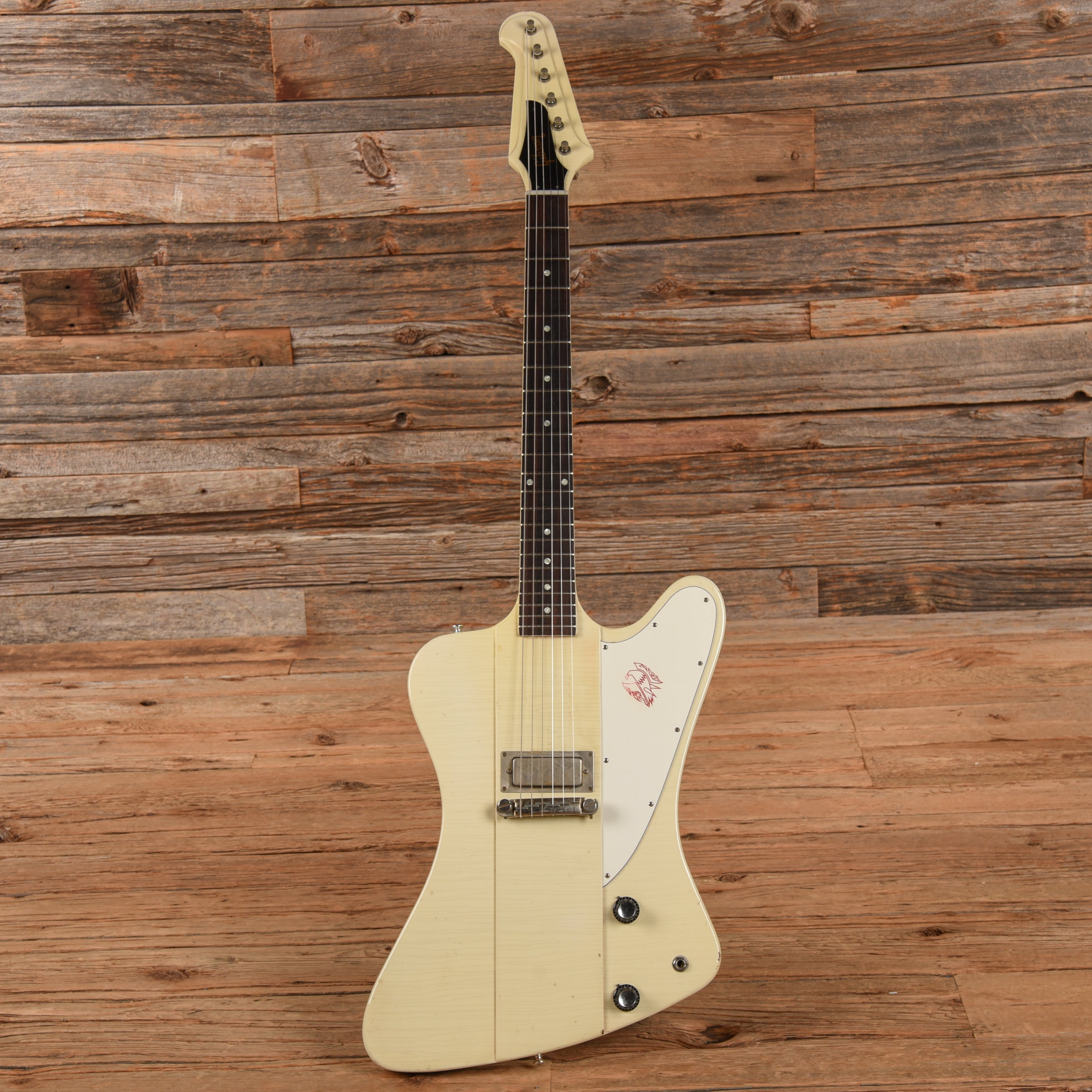 Gibson Custom '63 Firebird I Lightly Aged Polaris White 2016 Electric Guitars / Solid Body