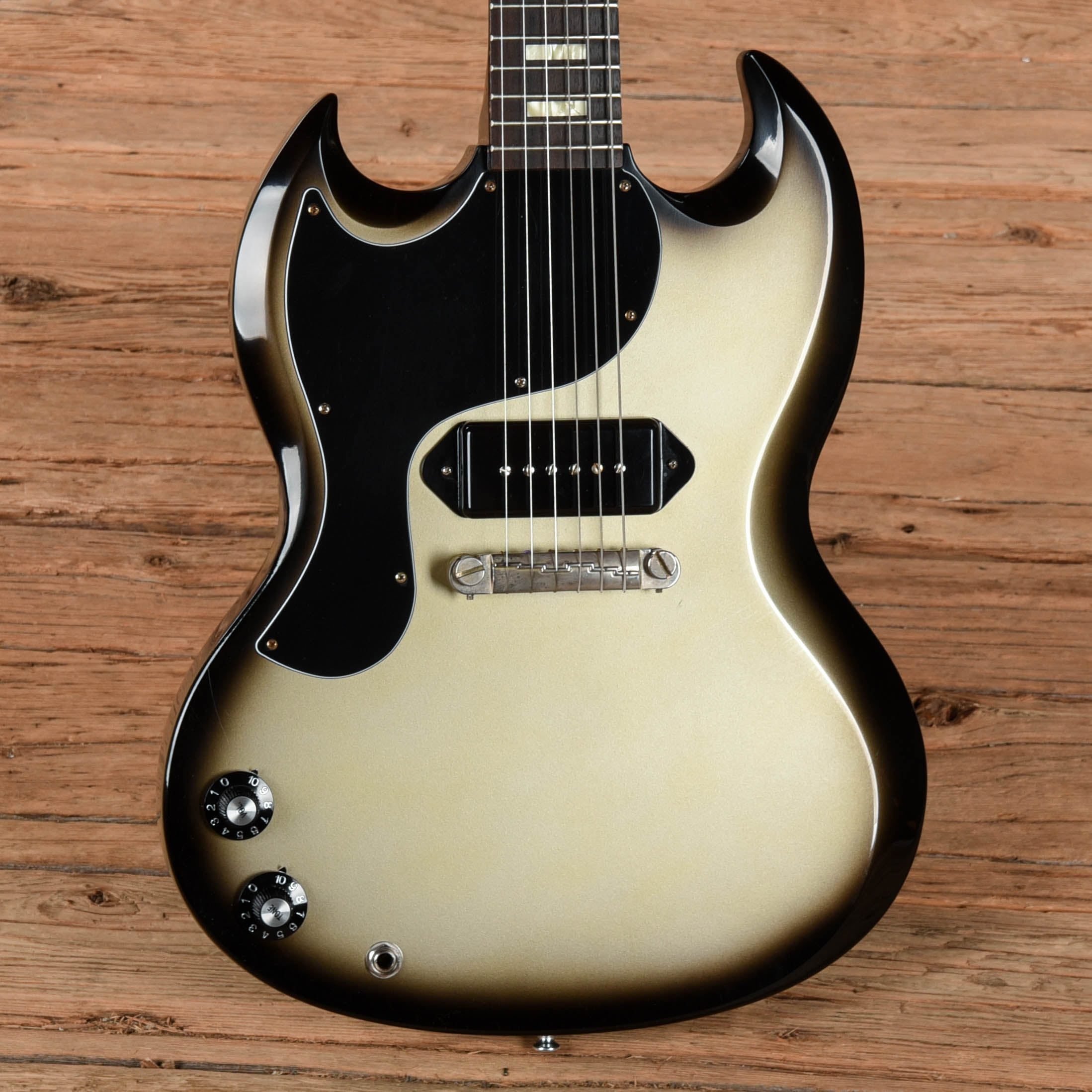 Gibson Custom '63 SG Junior Silverburst 2025 Electric Guitars / Solid Body