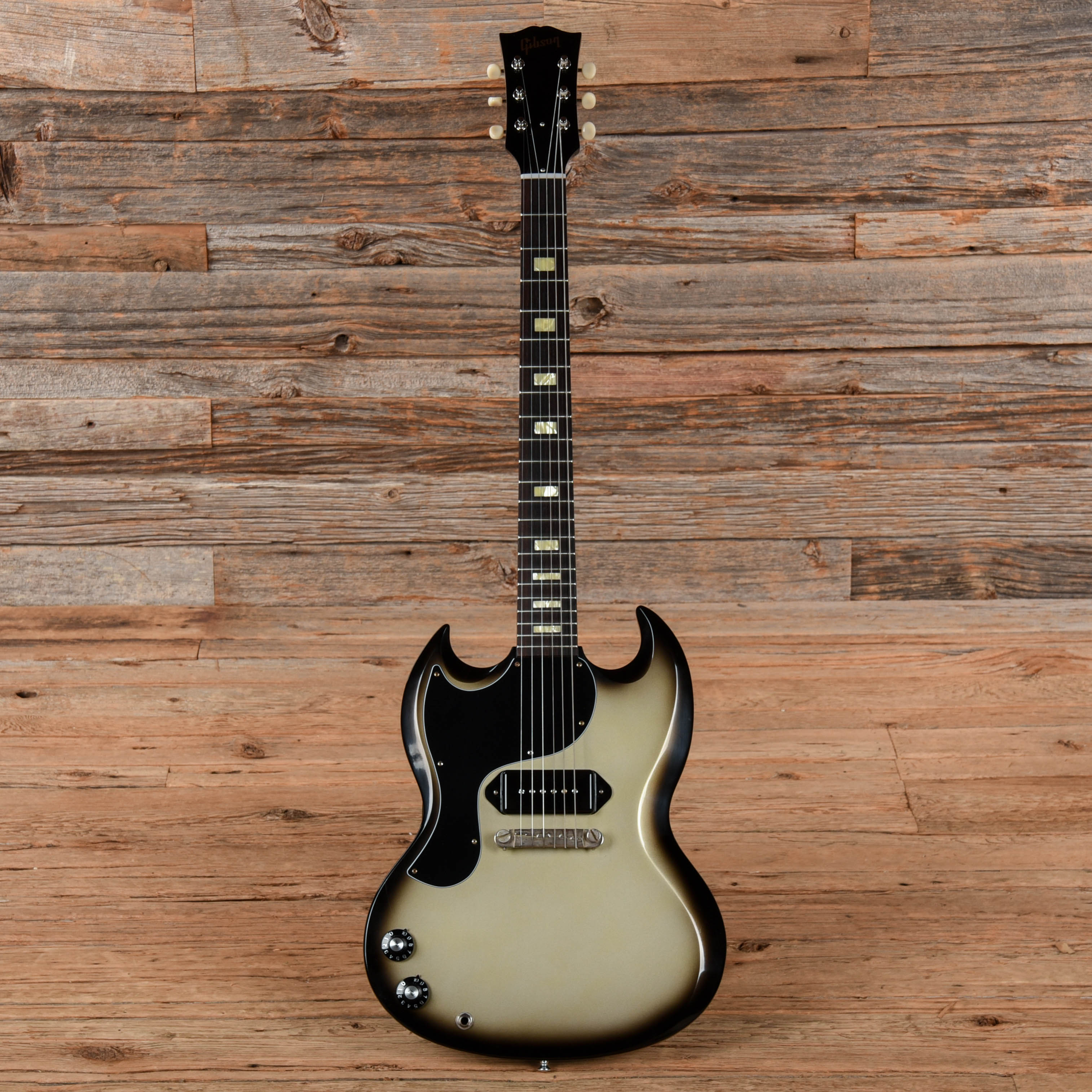 Gibson Custom '63 SG Junior Silverburst 2025 Electric Guitars / Solid Body