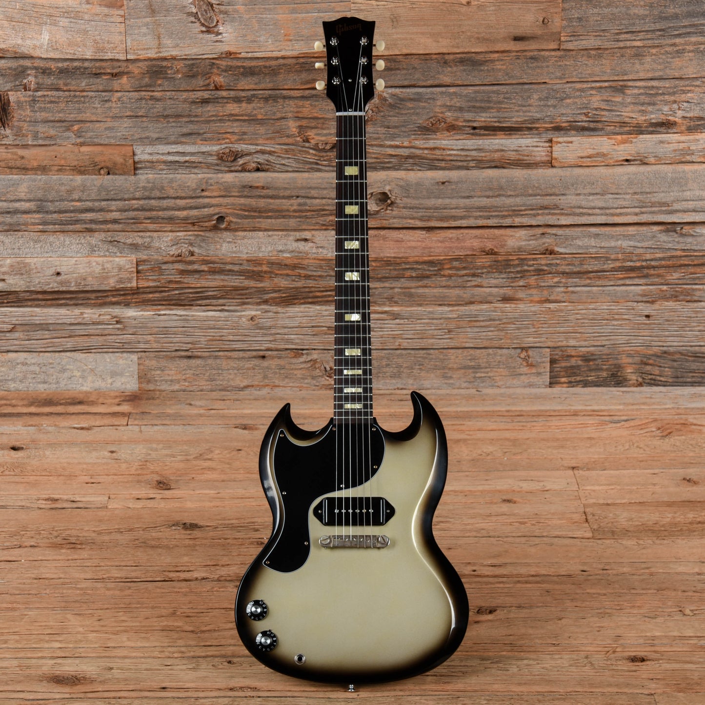 Gibson Custom '63 SG Junior Silverburst 2025 Electric Guitars / Solid Body