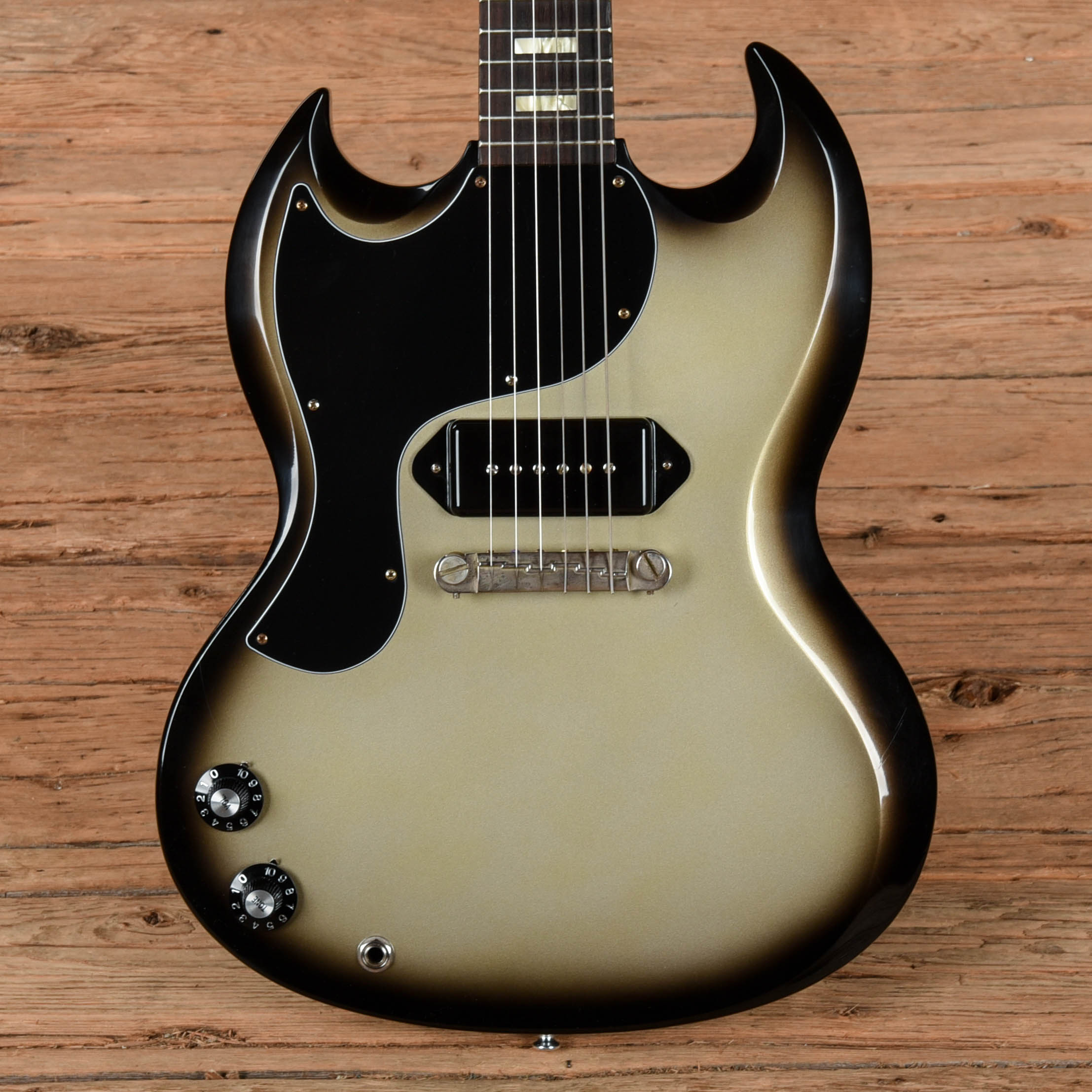Gibson Custom '63 SG Junior Silverburst 2025 Electric Guitars / Solid Body