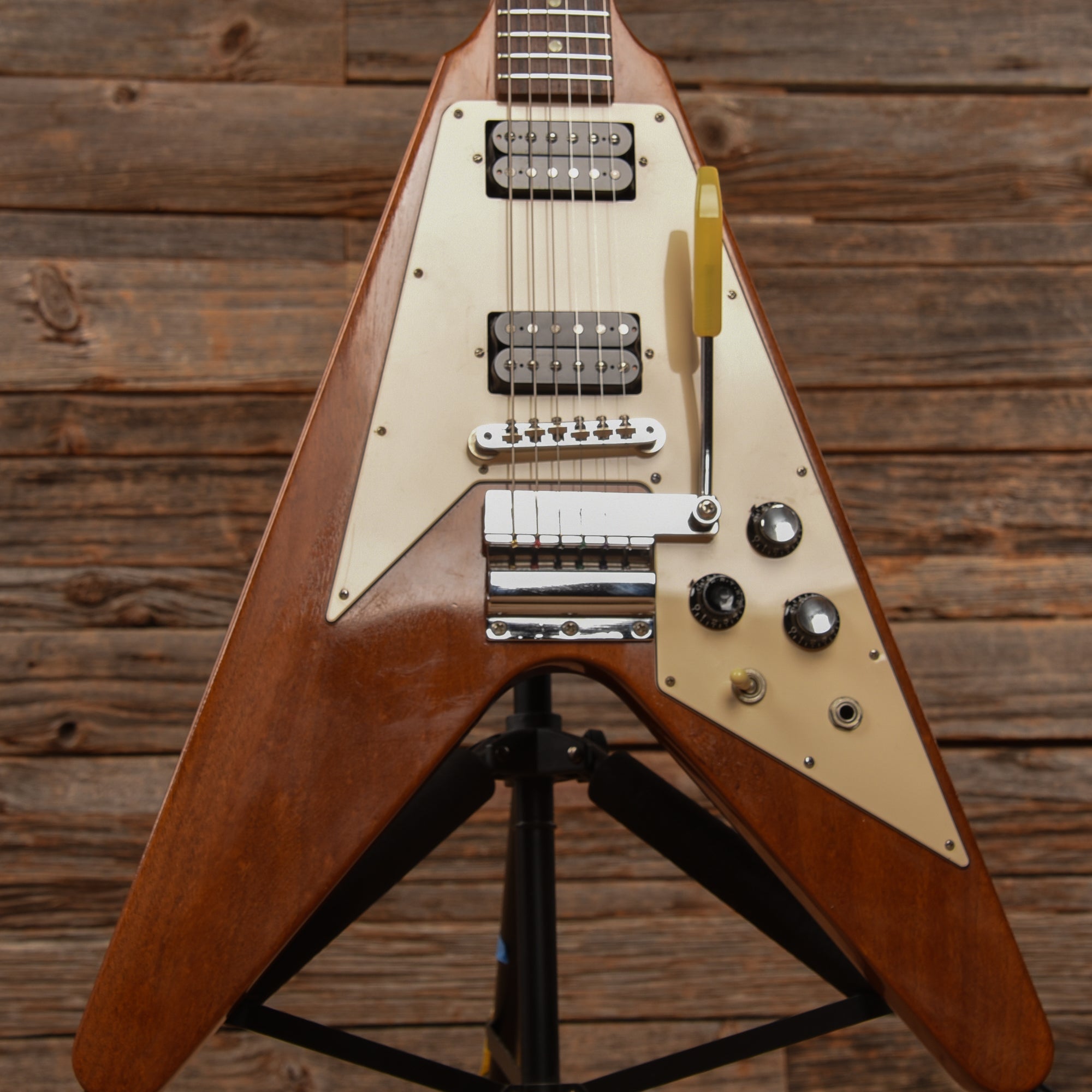 Gibson Custom 67 Flying V Reissue Natural – Chicago Music Exchange