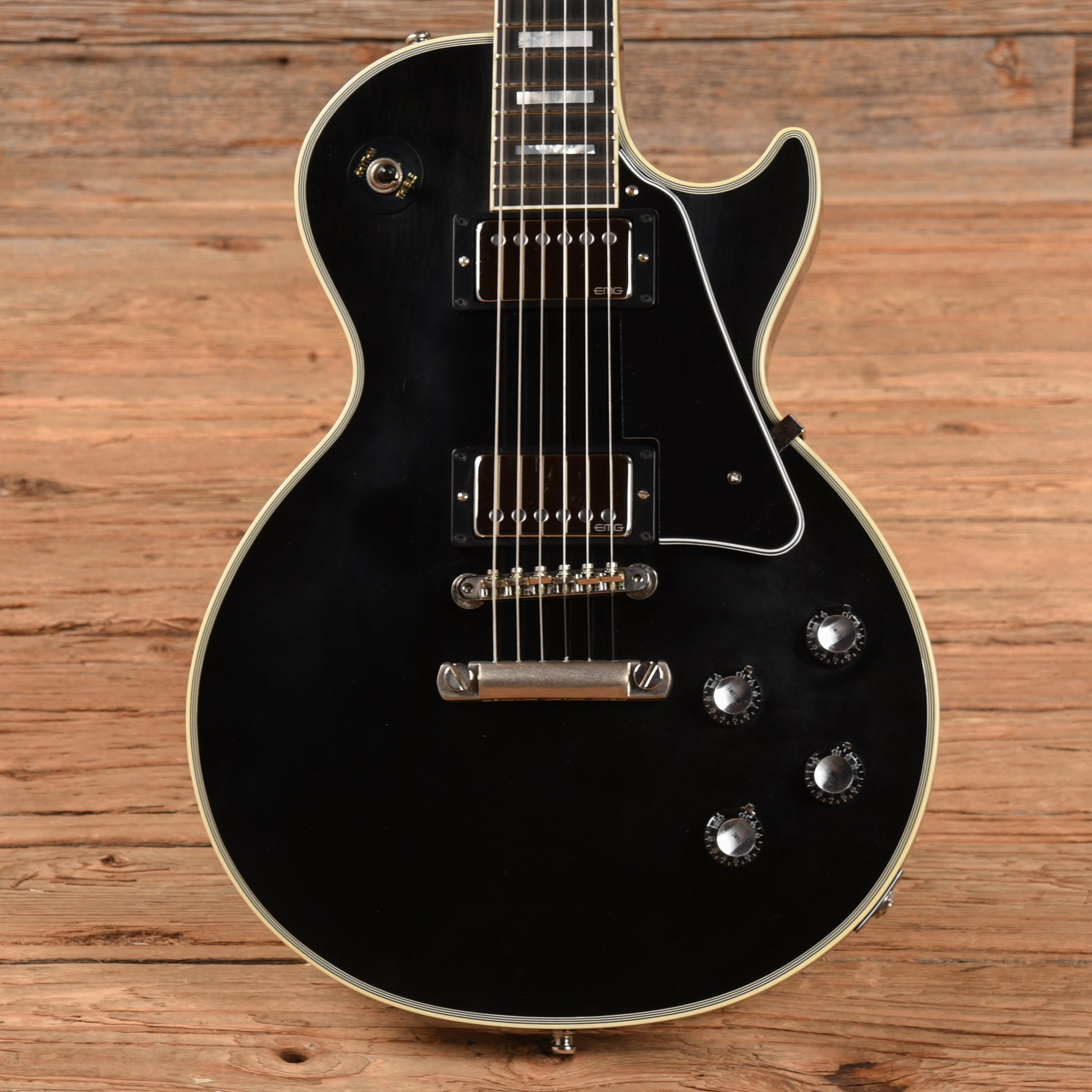 Gibson Custom '68 Les Paul Custom Reissue Black Electric Guitars / Solid Body