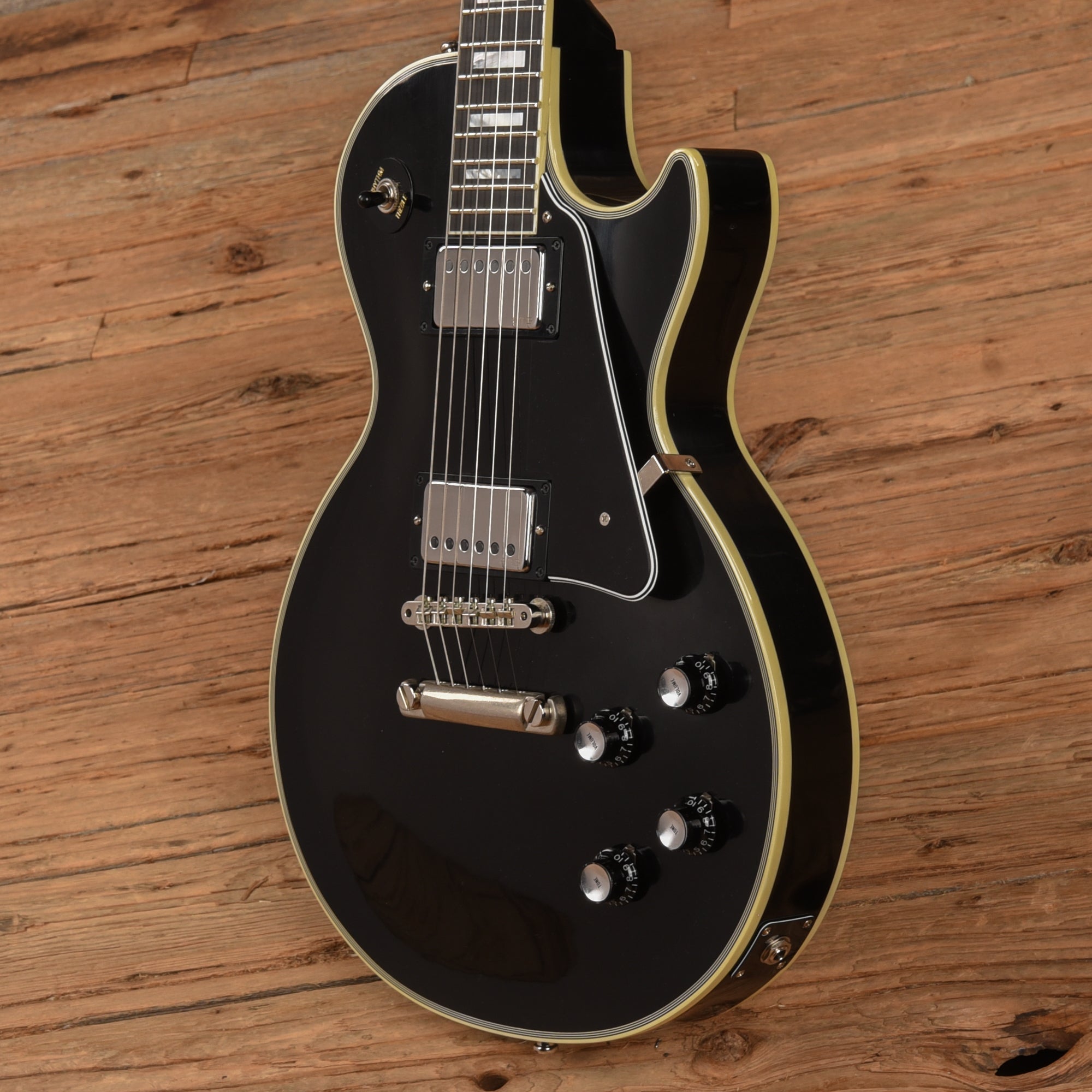 Gibson Custom '68 Les Paul Custom Reissue Black Electric Guitars / Solid Body