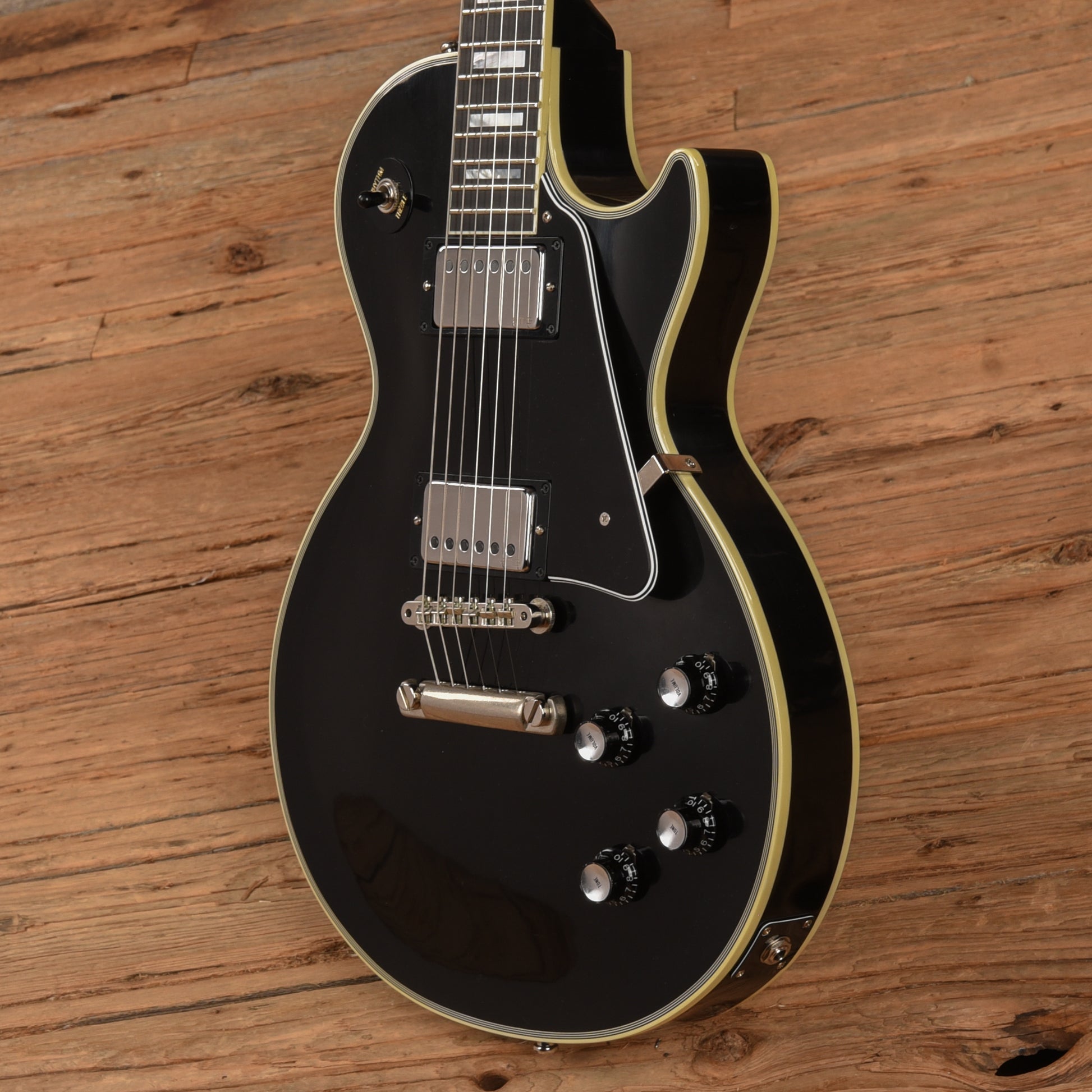 Gibson Custom '68 Les Paul Custom Reissue Black Electric Guitars / Solid Body