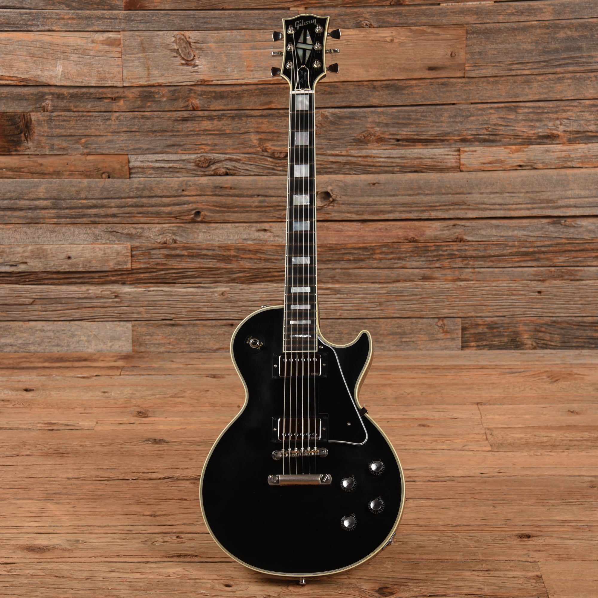 Gibson Custom '68 Les Paul Custom Reissue Black Electric Guitars / Solid Body