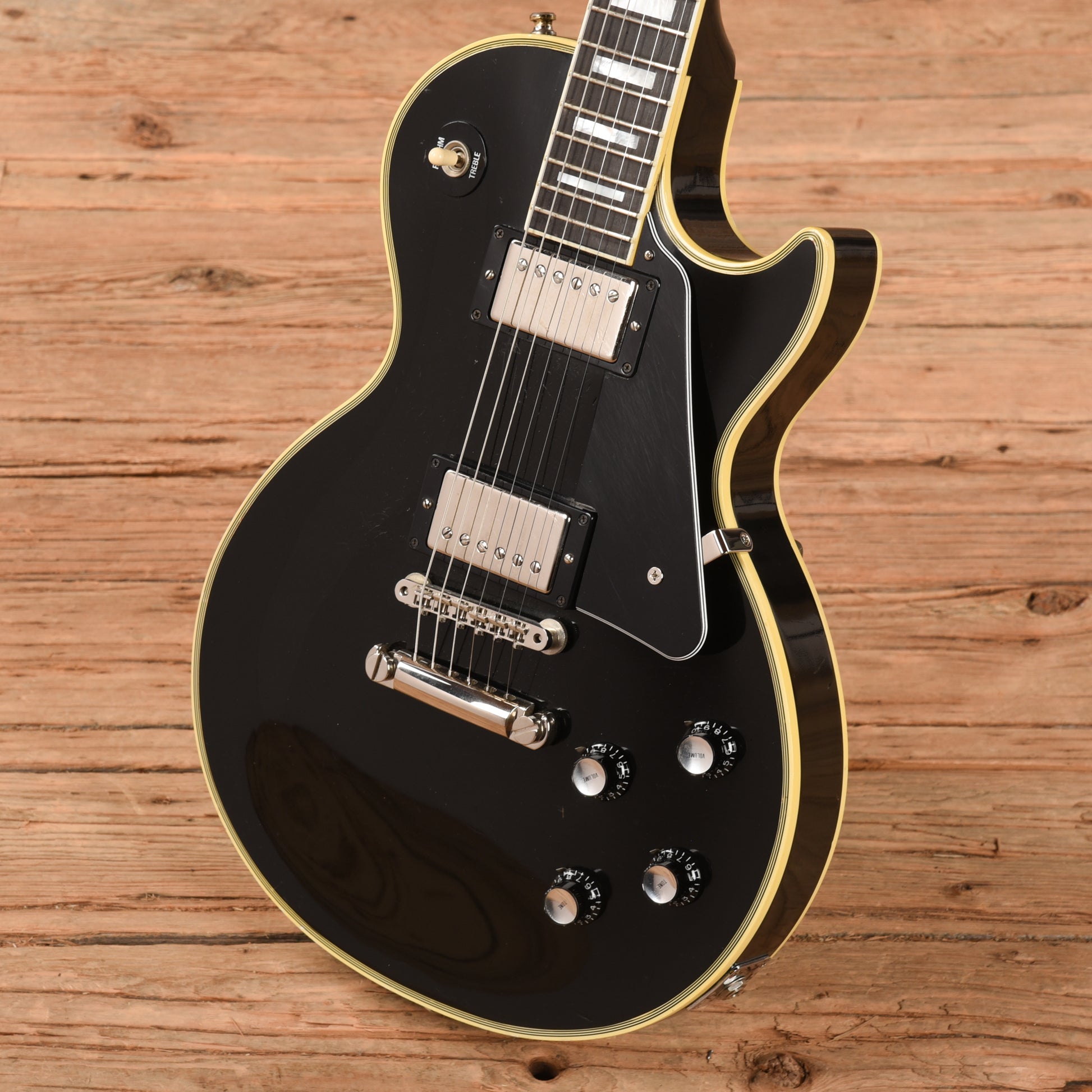 Gibson Custom '68 Les Paul Custom Reissue Ebony 2002 Electric Guitars / Solid Body