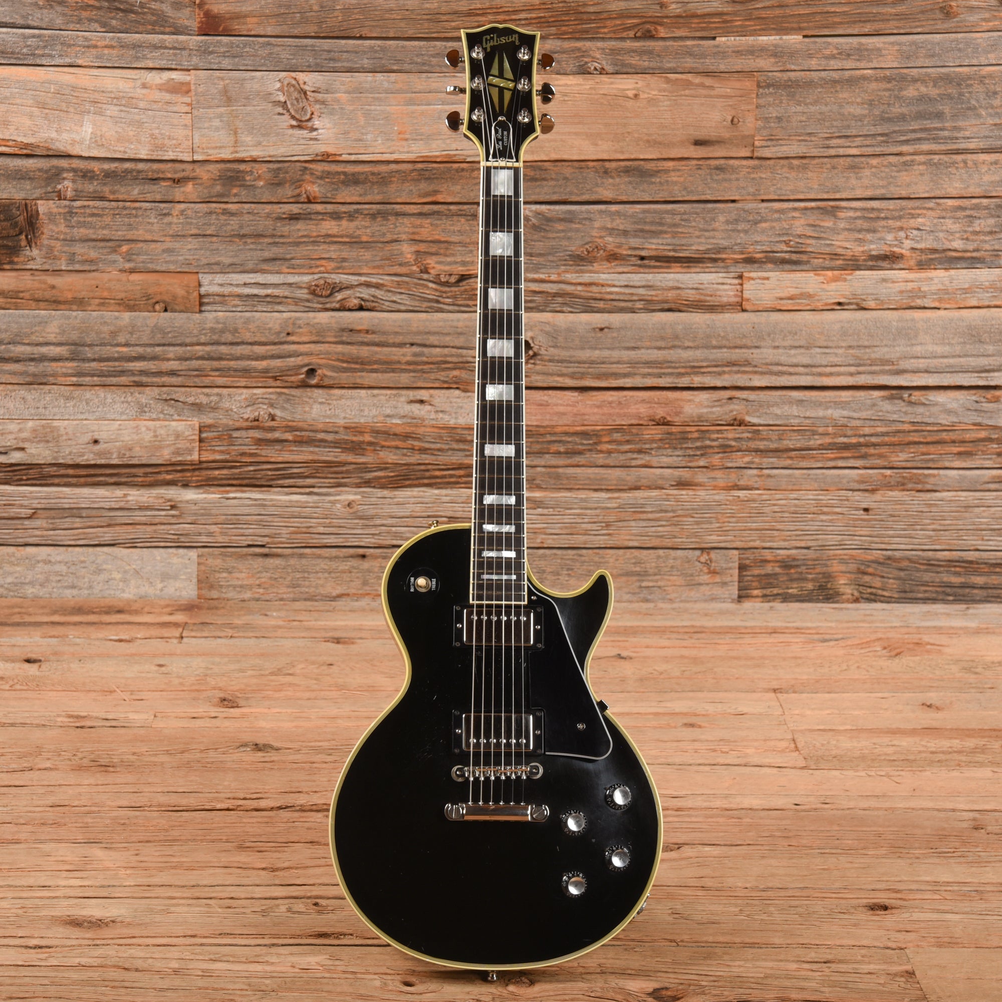 Gibson Custom '68 Les Paul Custom Reissue Ebony 2002 Electric Guitars / Solid Body