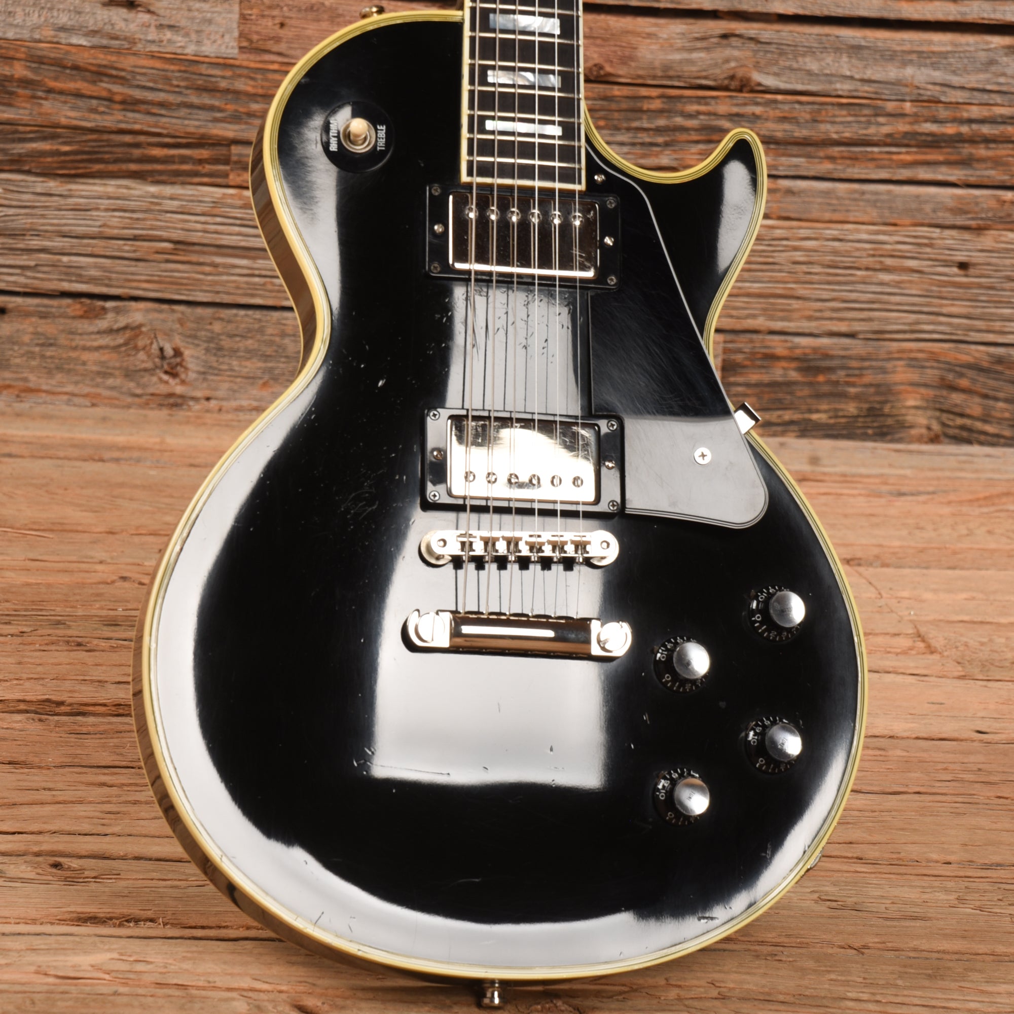 Gibson Custom '68 Les Paul Custom Reissue Ebony 2002 Electric Guitars / Solid Body