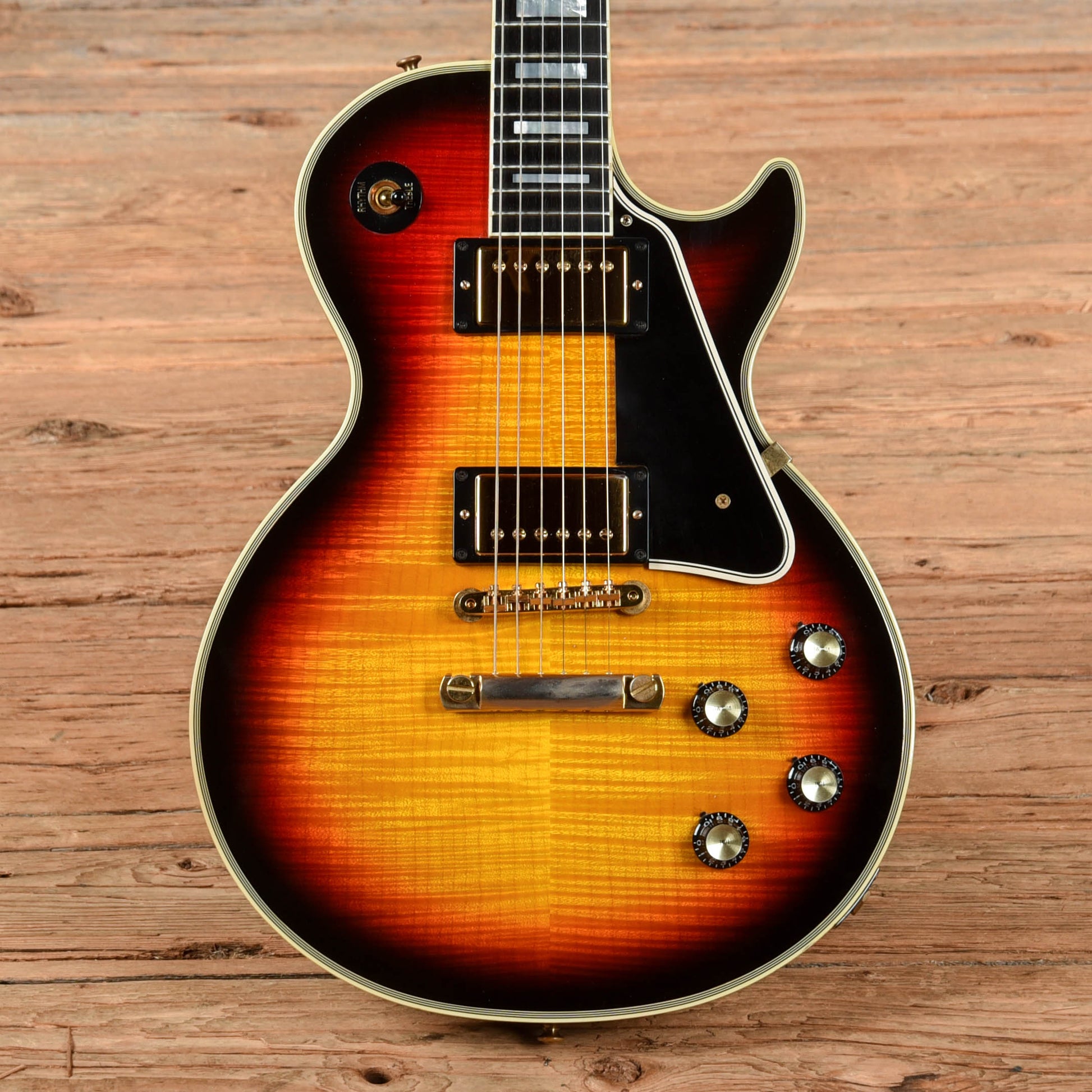 Gibson Custom '68 Les Paul Custom Tri-Burst 2007 Electric Guitars / Solid Body
