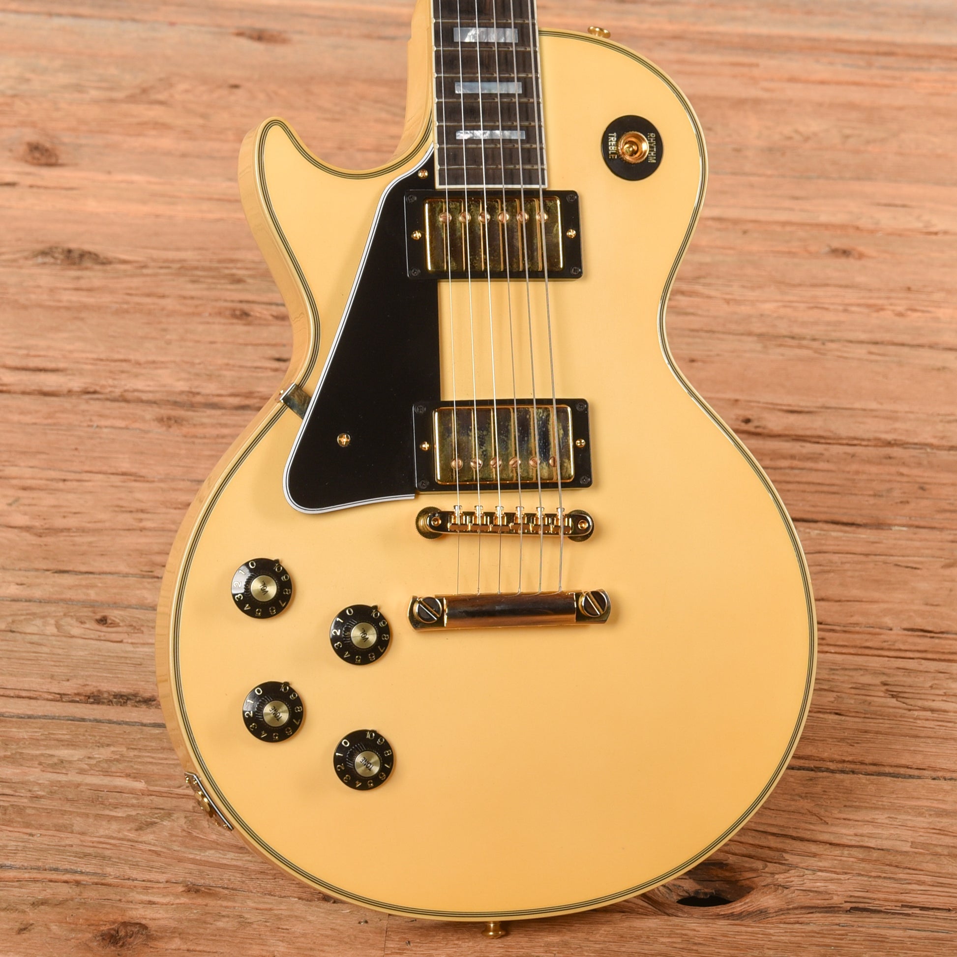 Gibson Custom '68 Les Paul Custom White 2023 LEFTY Electric Guitars / Solid Body