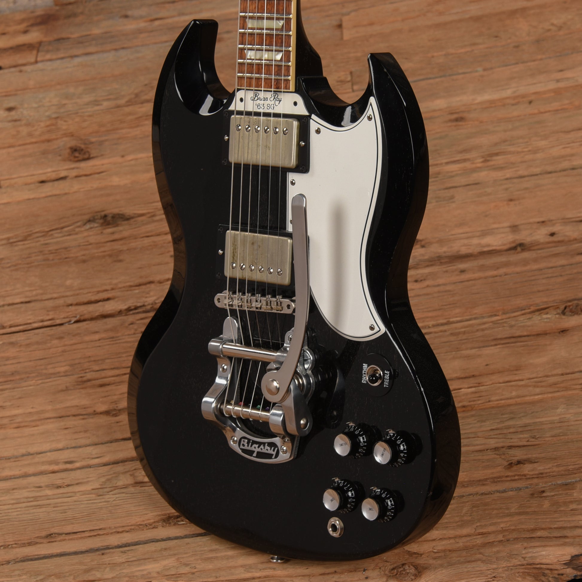 Gibson Custom Brian Ray ’63 SG Standard with Bigsby Silver Fox 2015 Electric Guitars / Solid Body