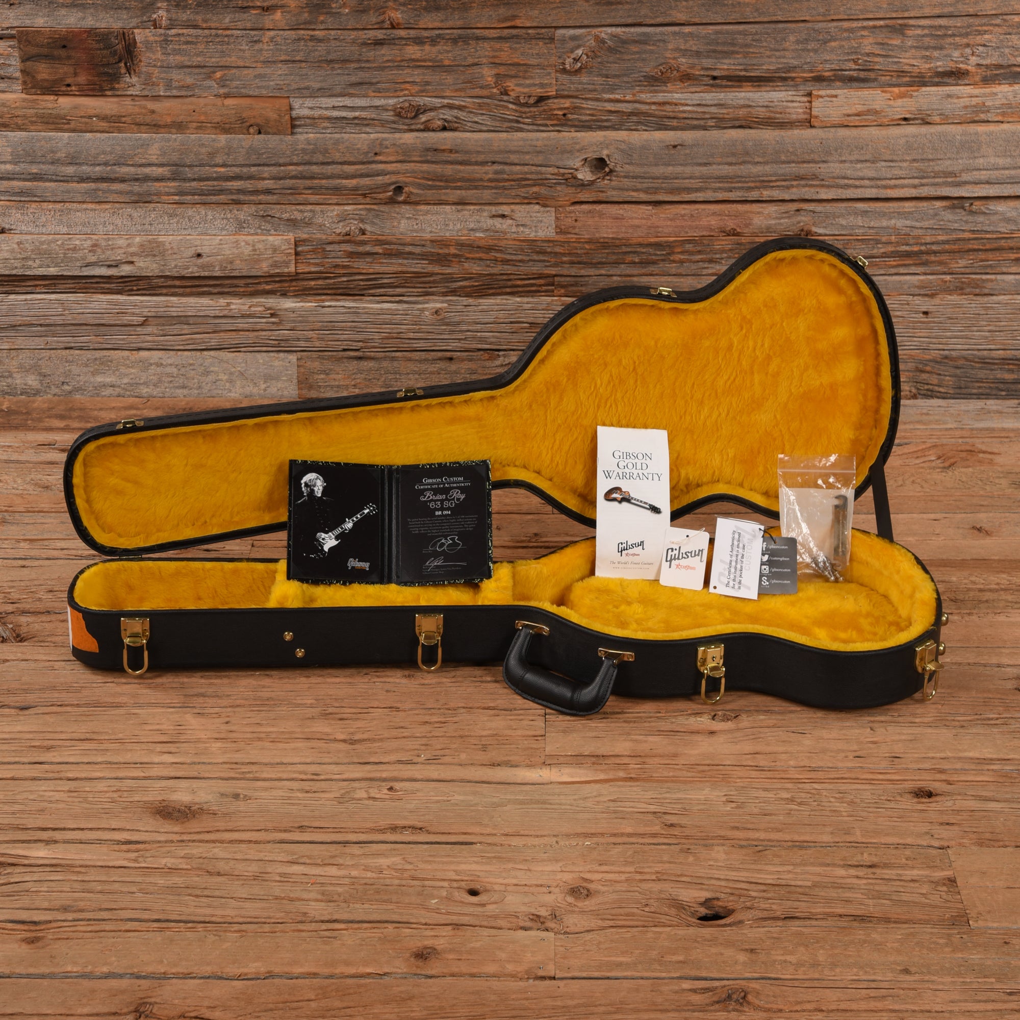 Gibson Custom Brian Ray ’63 SG Standard with Bigsby Silver Fox 2015 Electric Guitars / Solid Body