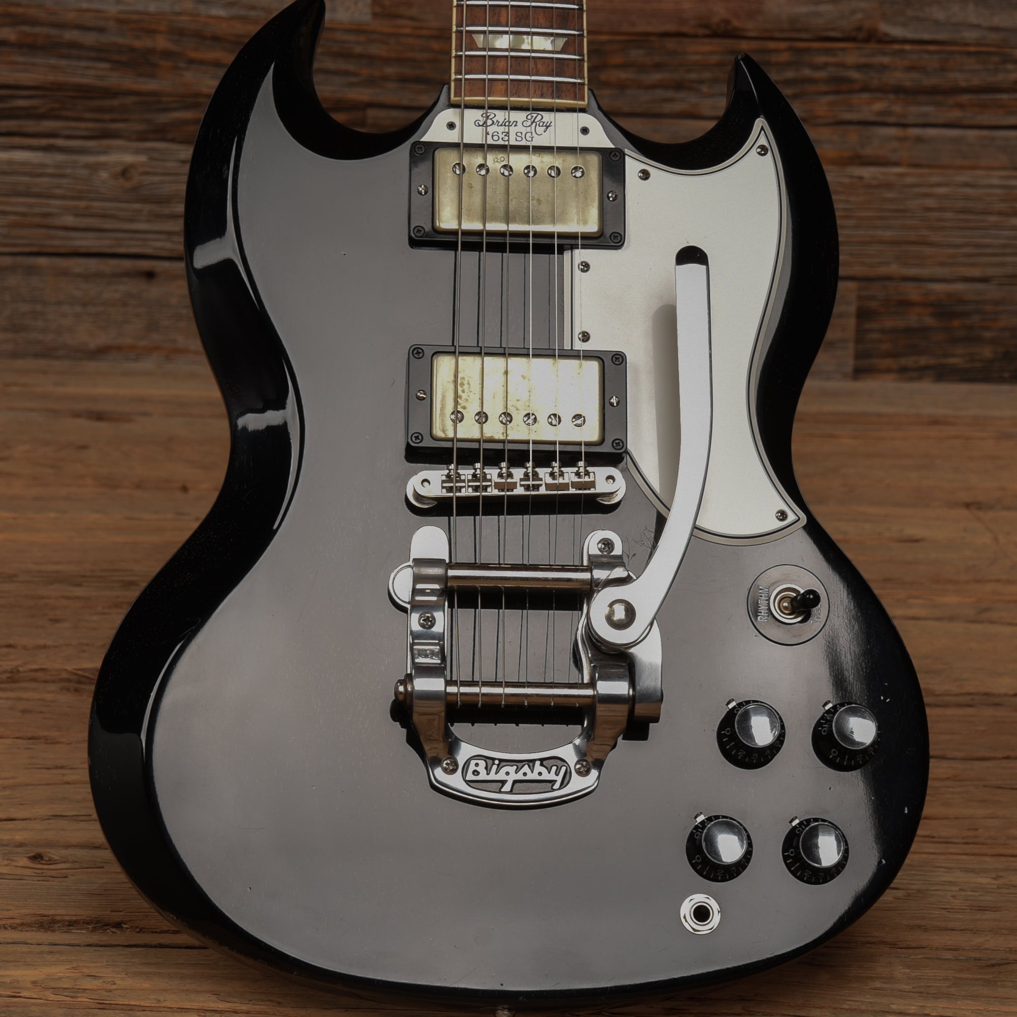 Gibson Custom Brian Ray '63 SG Standard with Bigsby Silver Fox