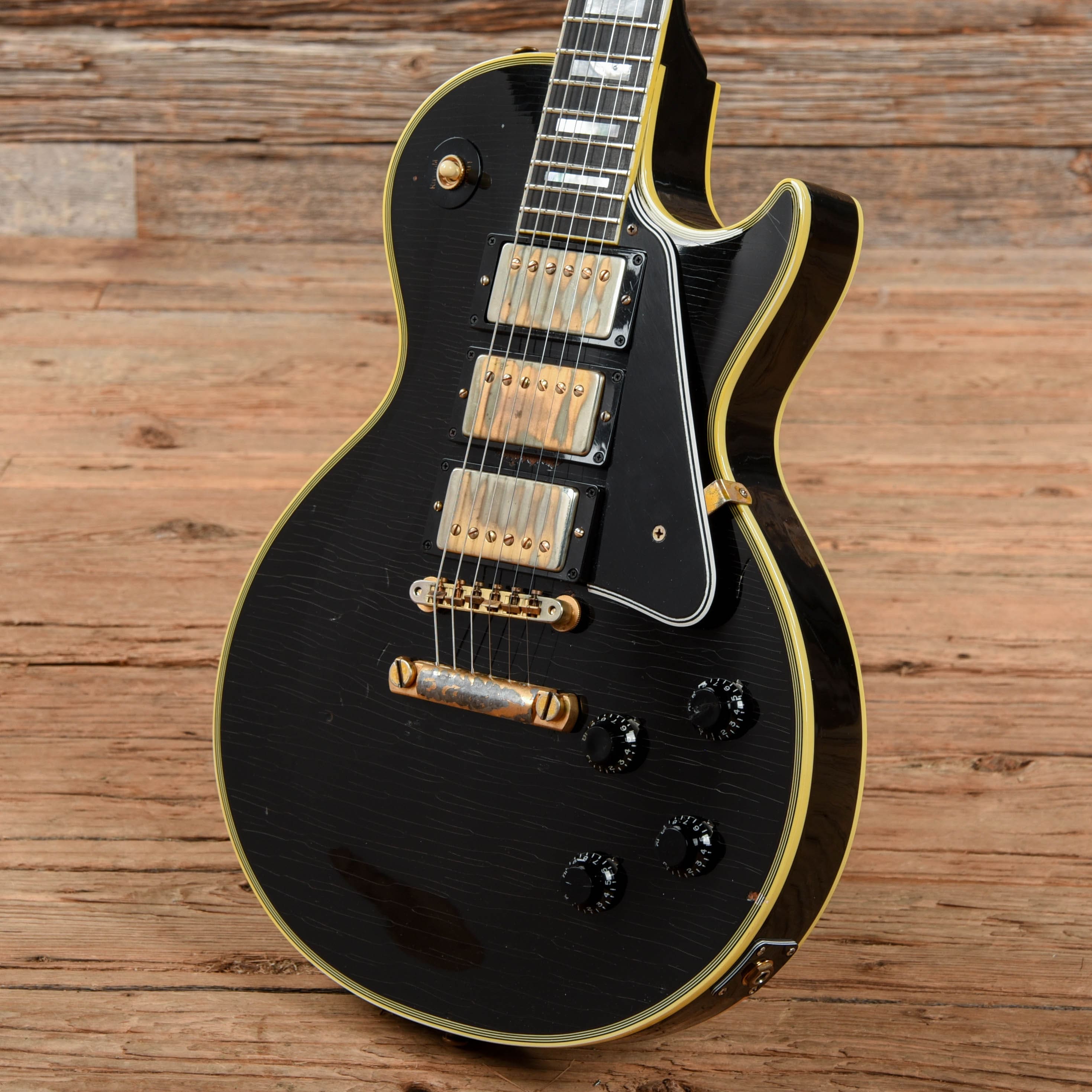 Gibson Custom Collector's Choice #22 Black Beauty Tommy Colletti 59 Les Paul Custom Reissue Ebony 2015 Electric Guitars / Solid Body