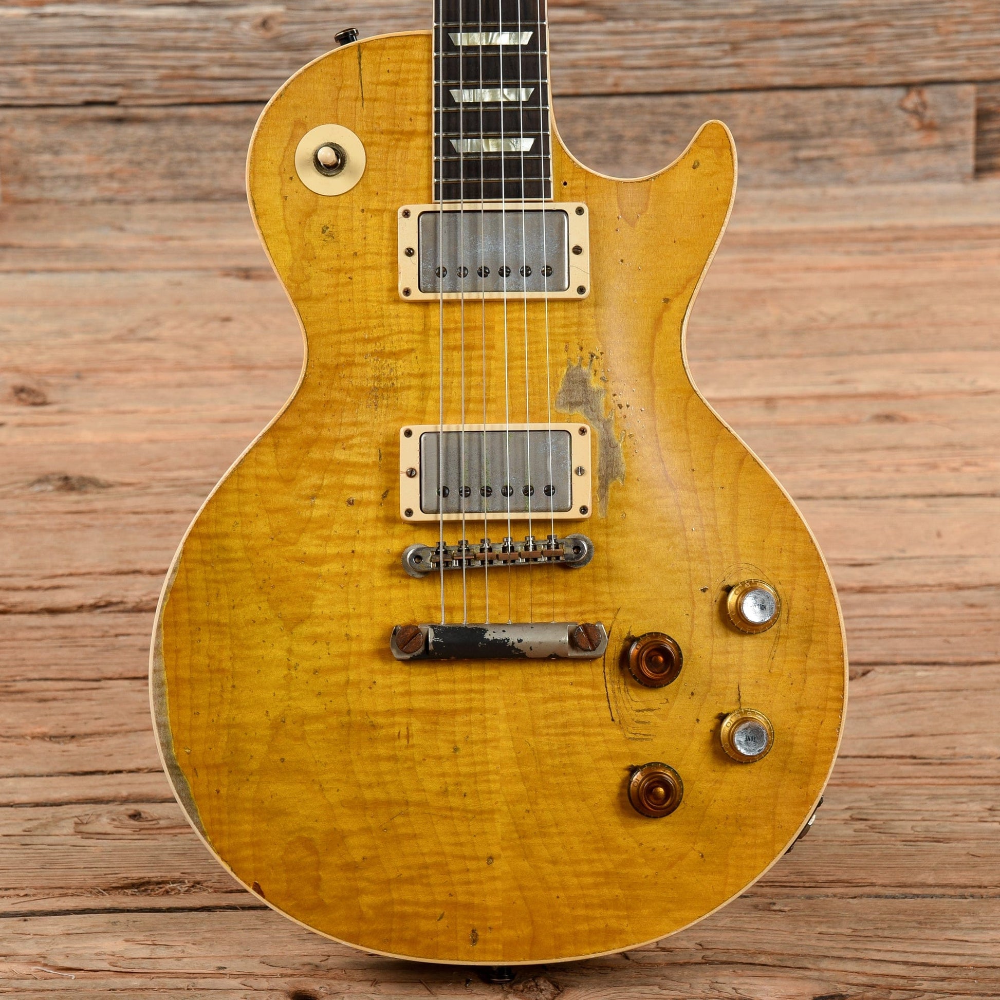 Gibson Custom Collector's Choice Kirk Hammett '59 Les Paul Standard "Greeny" Aged and Signed Greeny Burst 2022 Electric Guitars / Solid Body