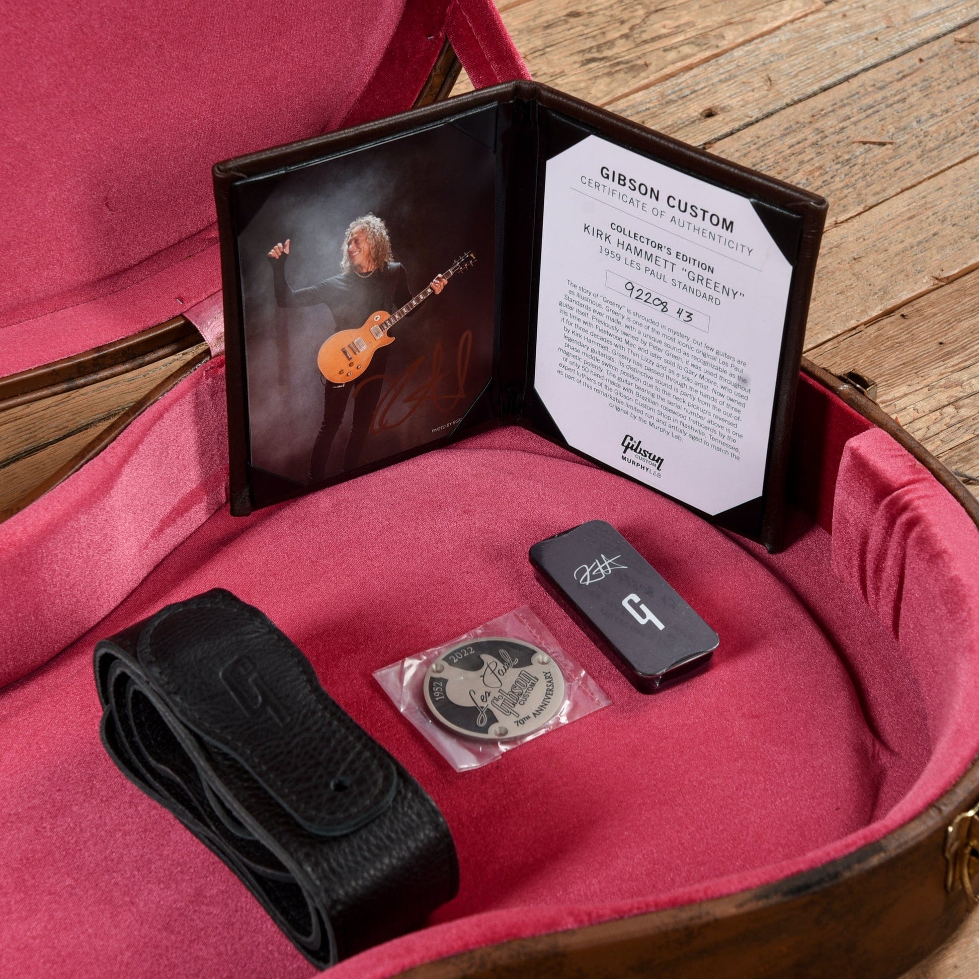 Gibson Custom Collector's Choice Kirk Hammett '59 Les Paul Standard "Greeny" Aged and Signed Greeny Burst 2022 Electric Guitars / Solid Body