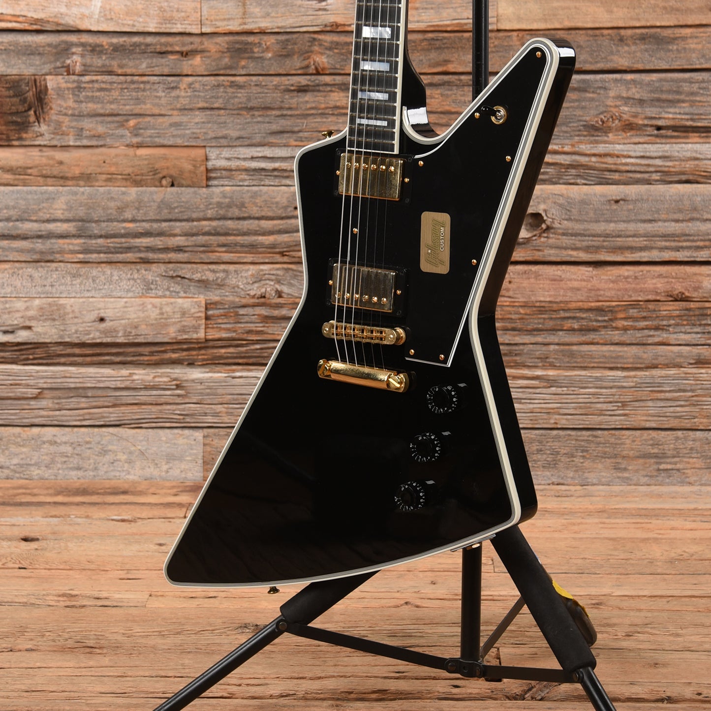 Gibson Custom Explorer Custom Ebony 2017 Electric Guitars / Solid Body