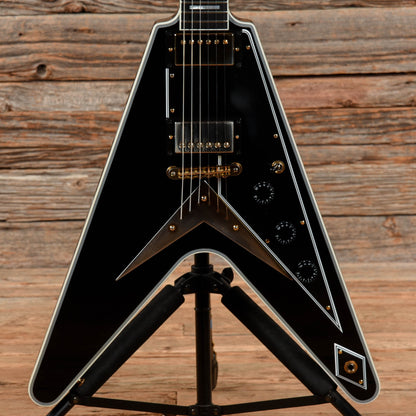 Gibson Custom Flying V Custom Ebony 2017 Electric Guitars / Solid Body