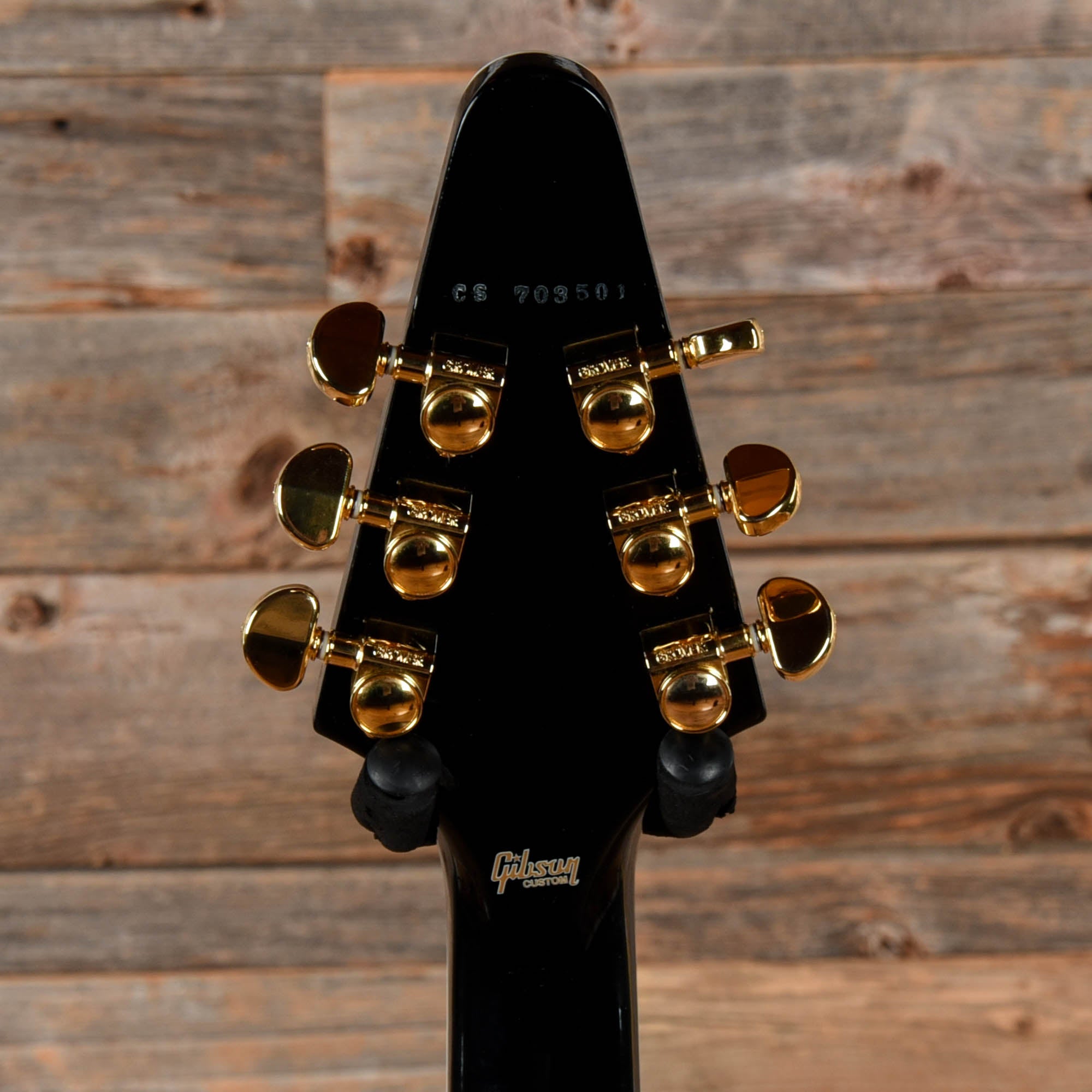 Gibson Custom Flying V Custom Ebony 2017 Electric Guitars / Solid Body