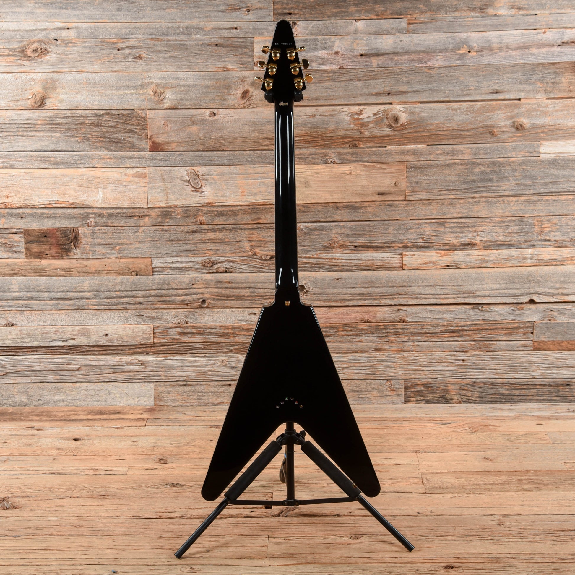 Gibson Custom Flying V Custom Ebony 2017 Electric Guitars / Solid Body