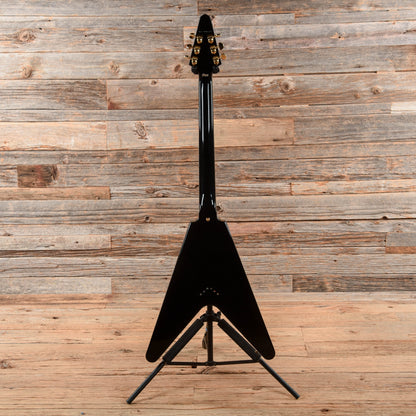 Gibson Custom Flying V Custom Ebony 2017 Electric Guitars / Solid Body