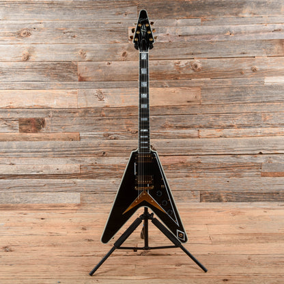 Gibson Custom Flying V Custom Ebony 2017 Electric Guitars / Solid Body