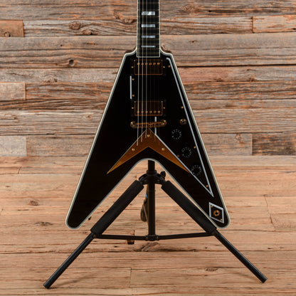 Gibson Custom Flying V Custom Ebony 2017 Electric Guitars / Solid Body