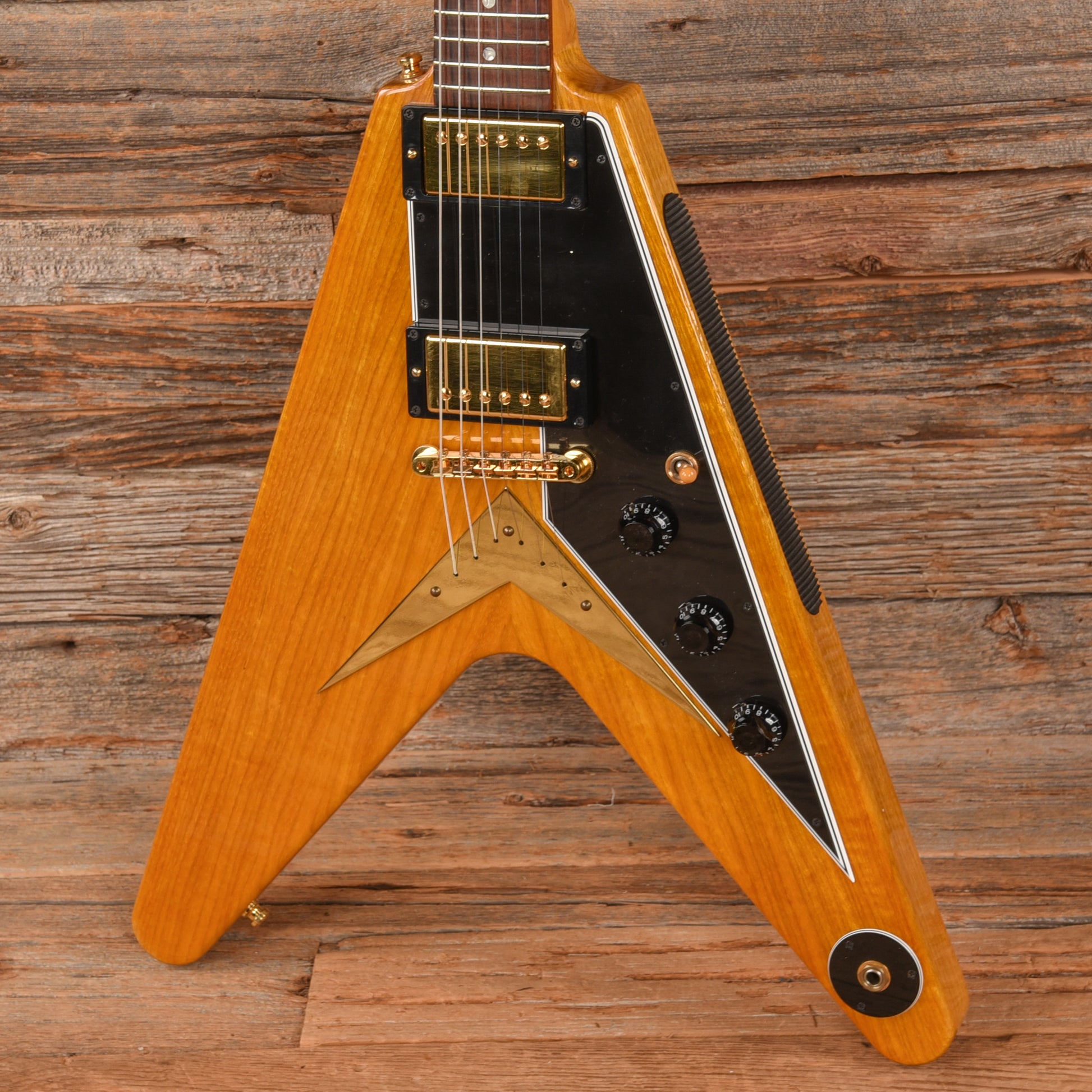 Gibson Custom Flying V - K 50th 2008, Korina Korina Electric Guitars / Solid Body