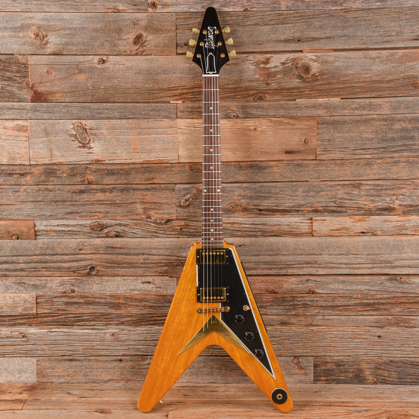 Gibson Custom Flying V - K 50th 2008, Korina Korina Electric Guitars / Solid Body