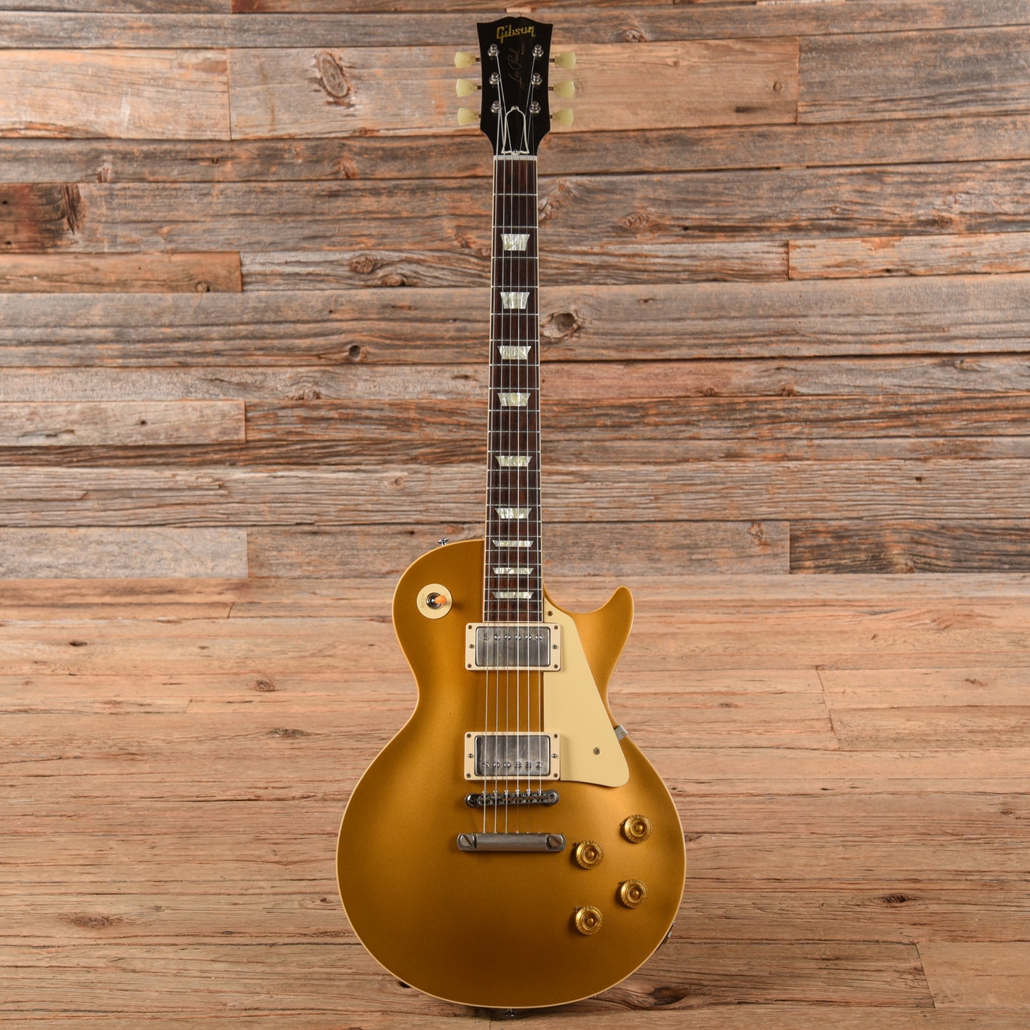 Gibson Custom Historic '57 Les Paul Reissue Goldtop 2018 Electric Guitars / Solid Body