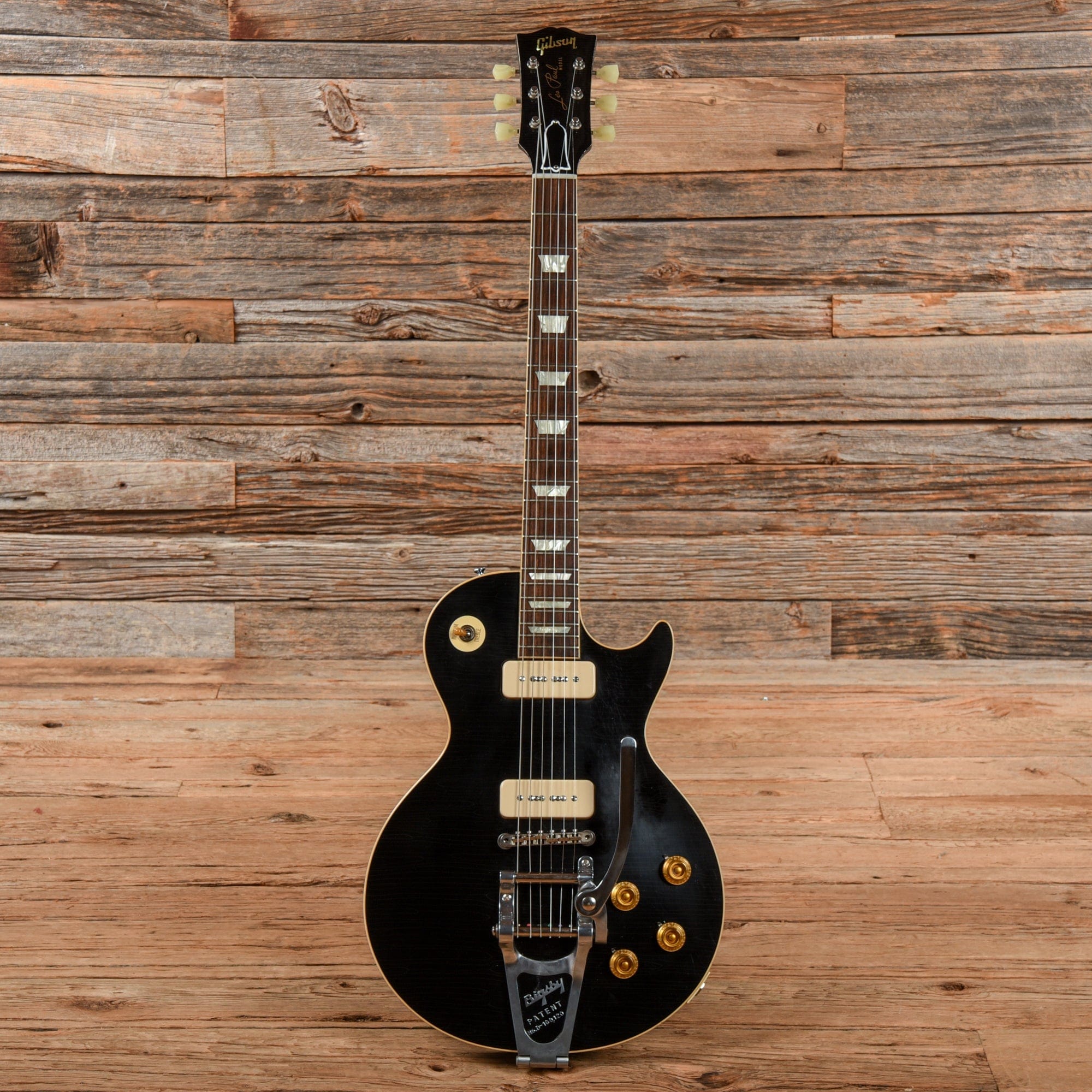 Gibson Custom Historic Select '56 Les Paul Aged Ebony 2015 Electric Guitars / Solid Body