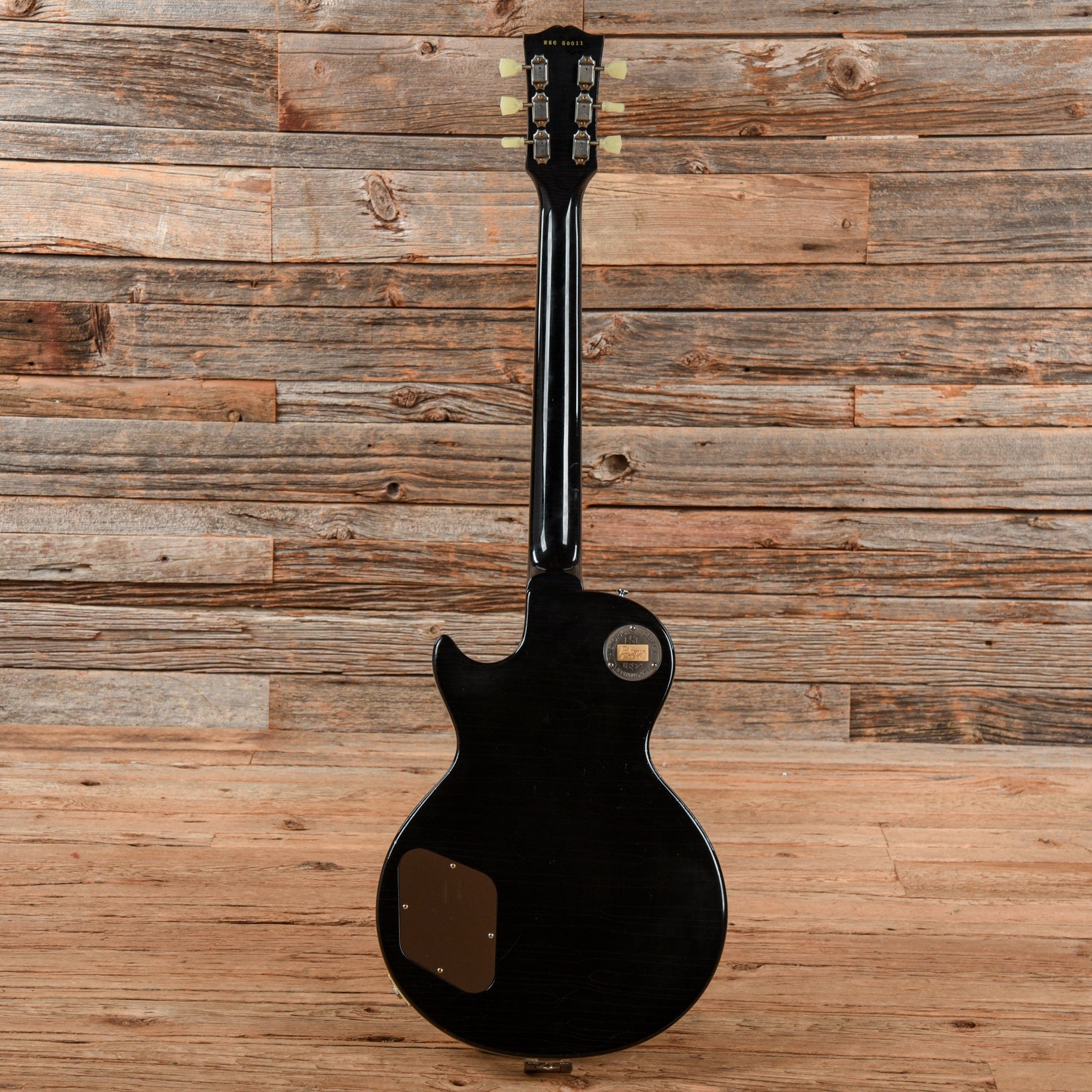 Gibson Custom Historic Select '56 Les Paul Aged Ebony 2015 Electric Guitars / Solid Body