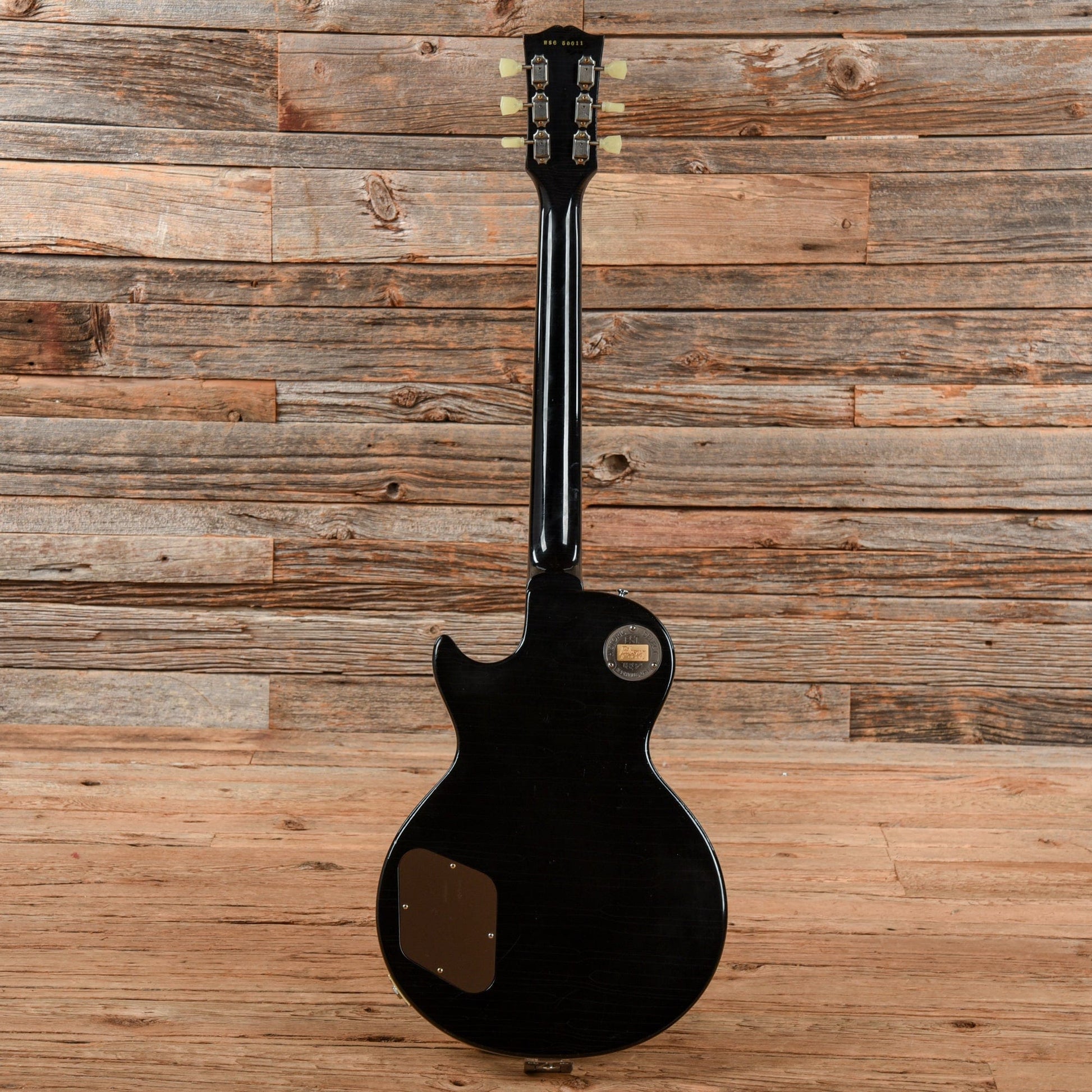 Gibson Custom Historic Select '56 Les Paul Aged Ebony 2015 Electric Guitars / Solid Body