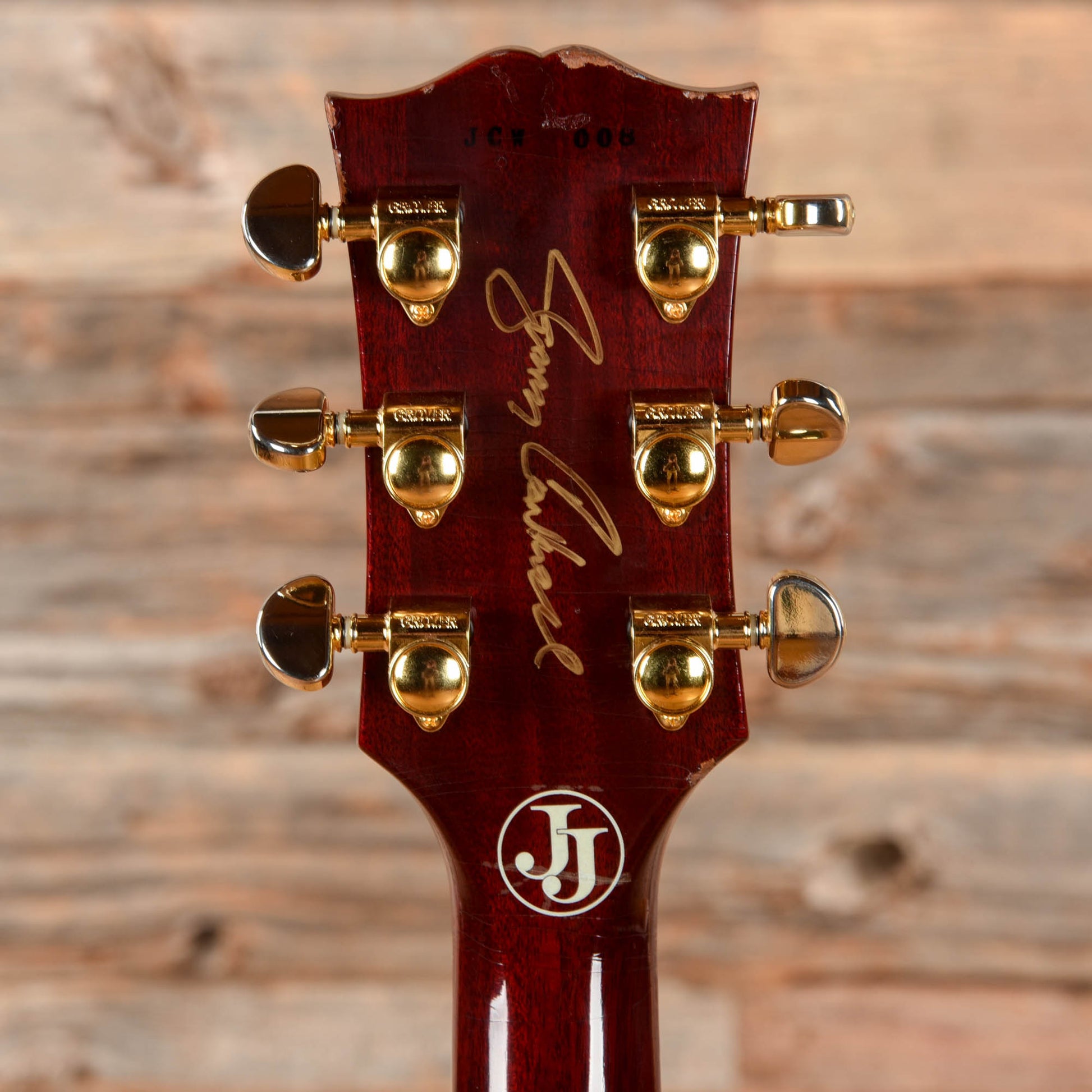 Gibson Custom Jerry Cantrell "Wino" Les Paul Custom Aged and Signed Wine Red 2021 Electric Guitars / Solid Body