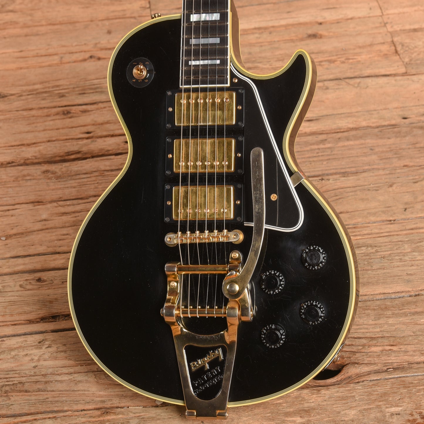 Gibson Custom Jimmy Page Les Paul Custom Ebony Electric Guitars / Solid Body