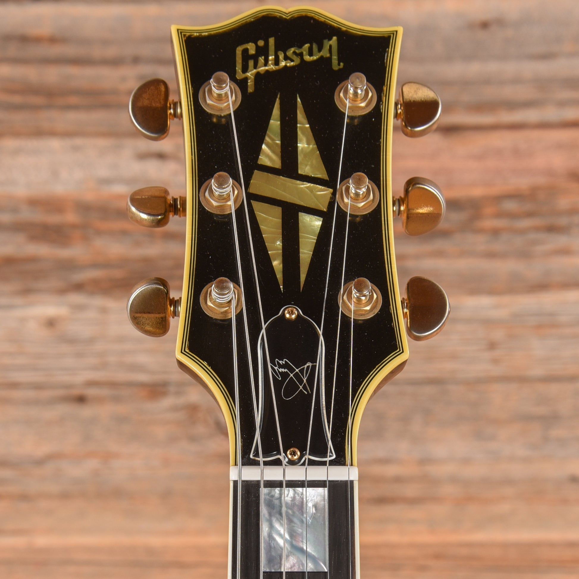 Gibson Custom Jimmy Page Les Paul Custom Ebony Electric Guitars / Solid Body
