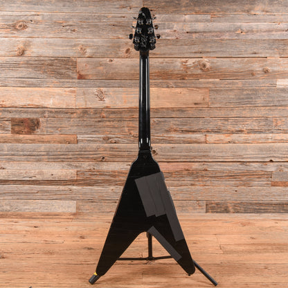 Gibson Custom Kirk Hammett Signature Flying V Aged and Signed Ebony 2012 Electric Guitars / Solid Body