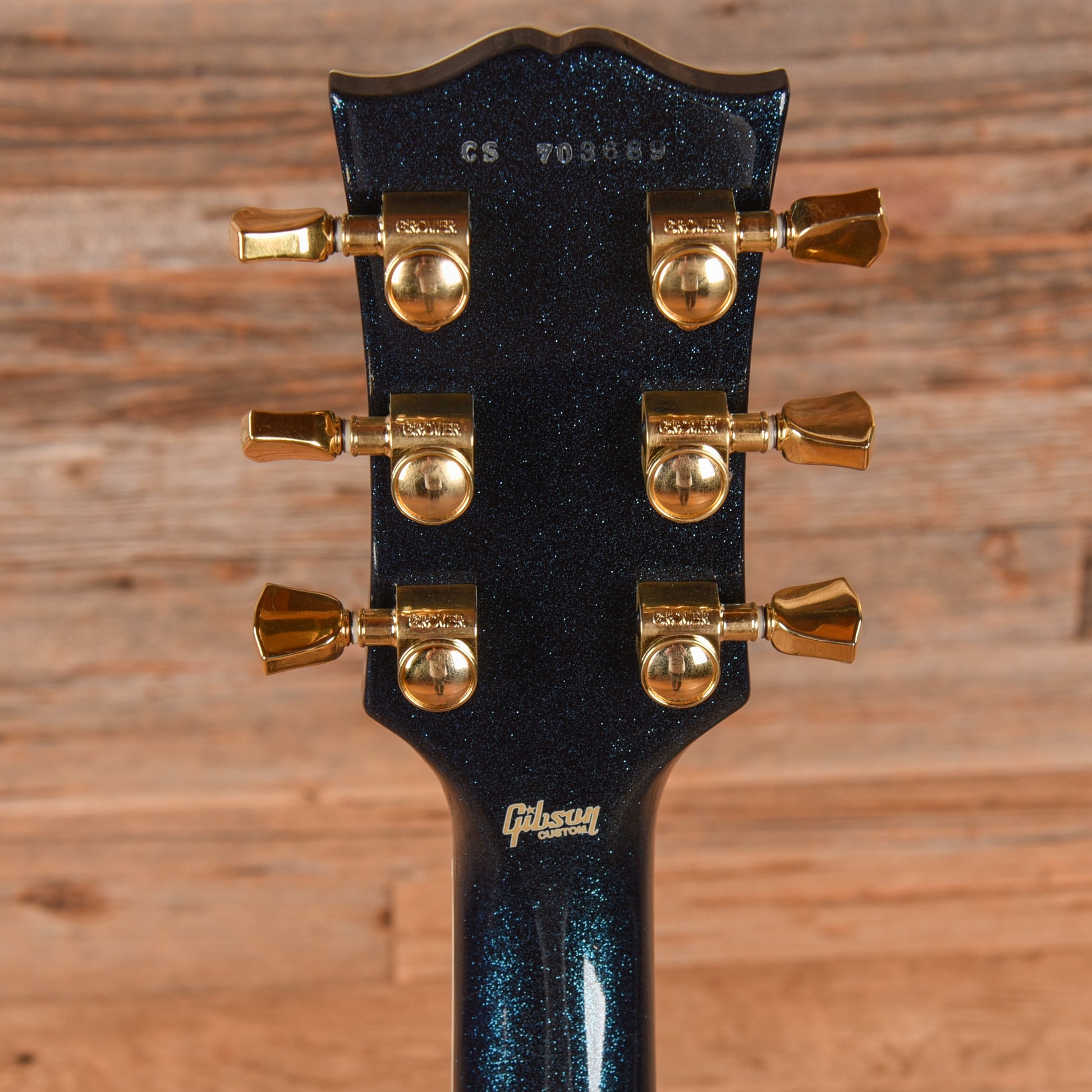 Gibson Custom Les Paul Custom Brunswick Blue Electric Guitars / Solid Body