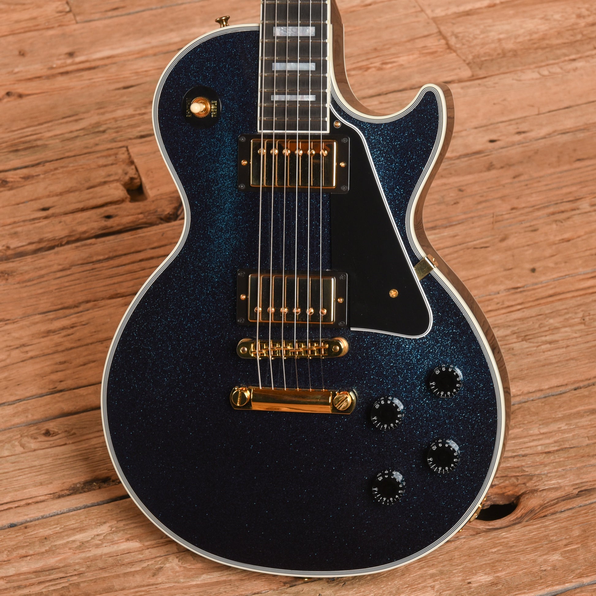 Gibson Custom Les Paul Custom Brunswick Blue Electric Guitars / Solid Body