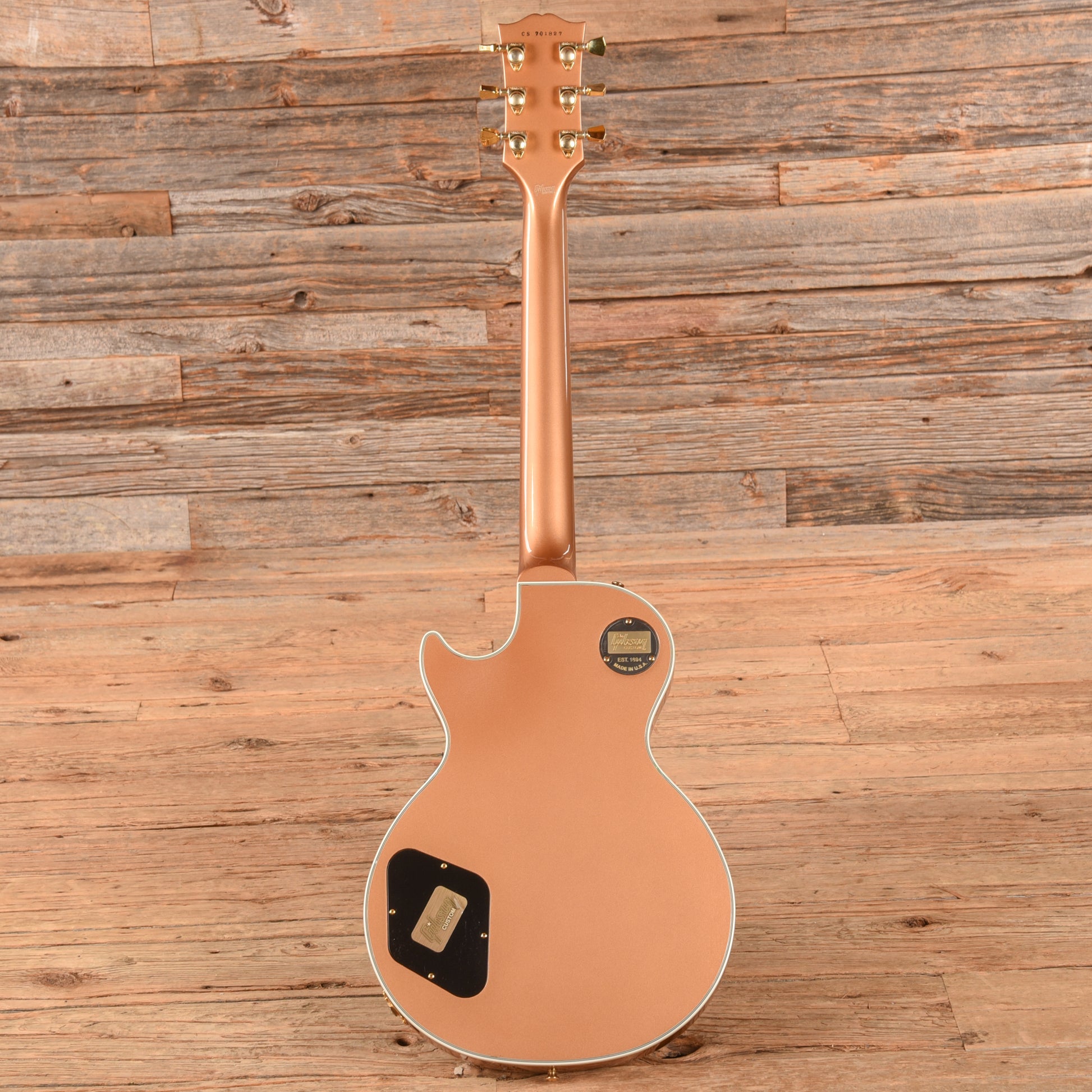 Gibson Custom Les Paul Custom Cartridge Brass 2017 Electric Guitars / Solid Body